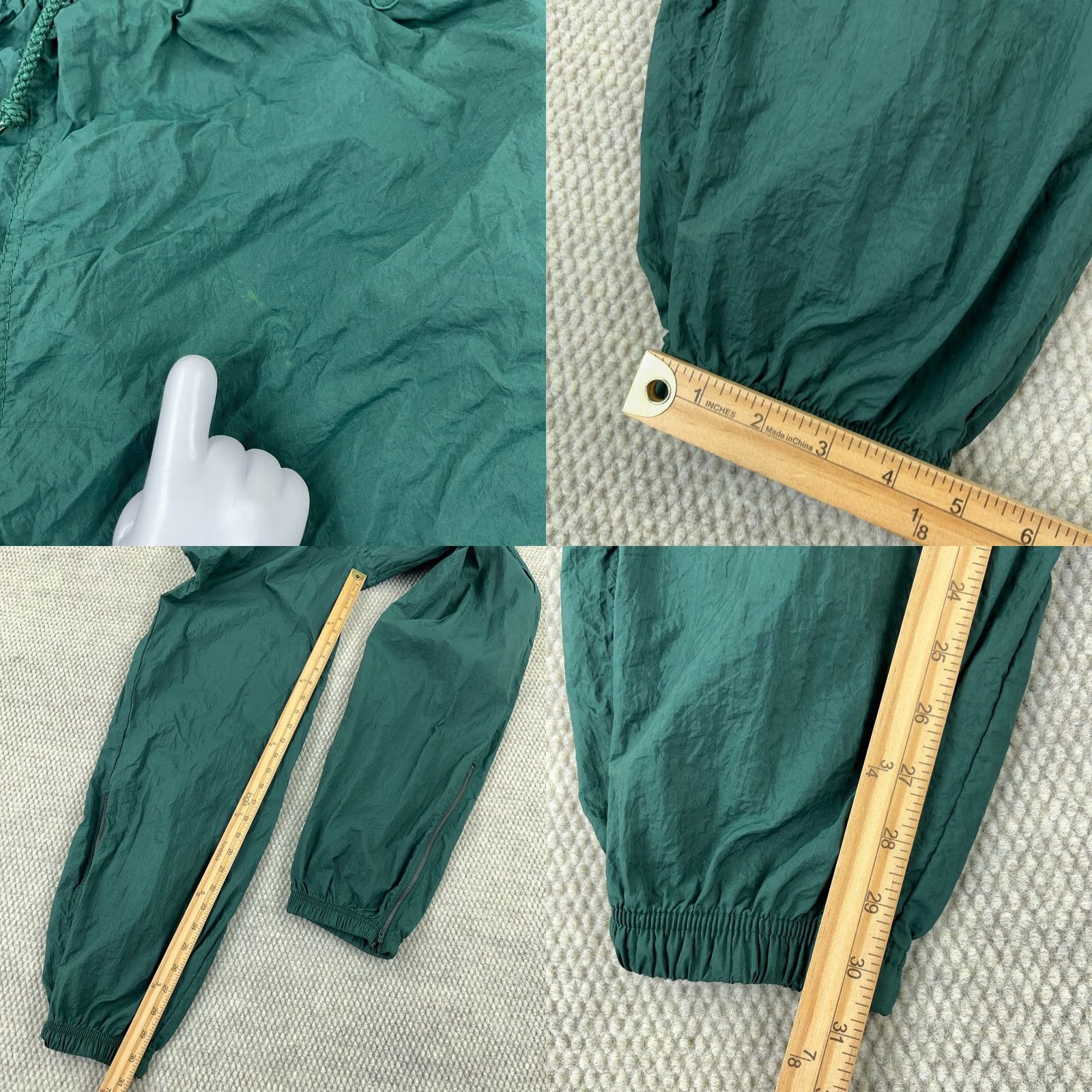 Champion VINTAGE Champion Pants Men M Green Windbreakers Track Pants Regular Size US 31 - 8 Thumbnail