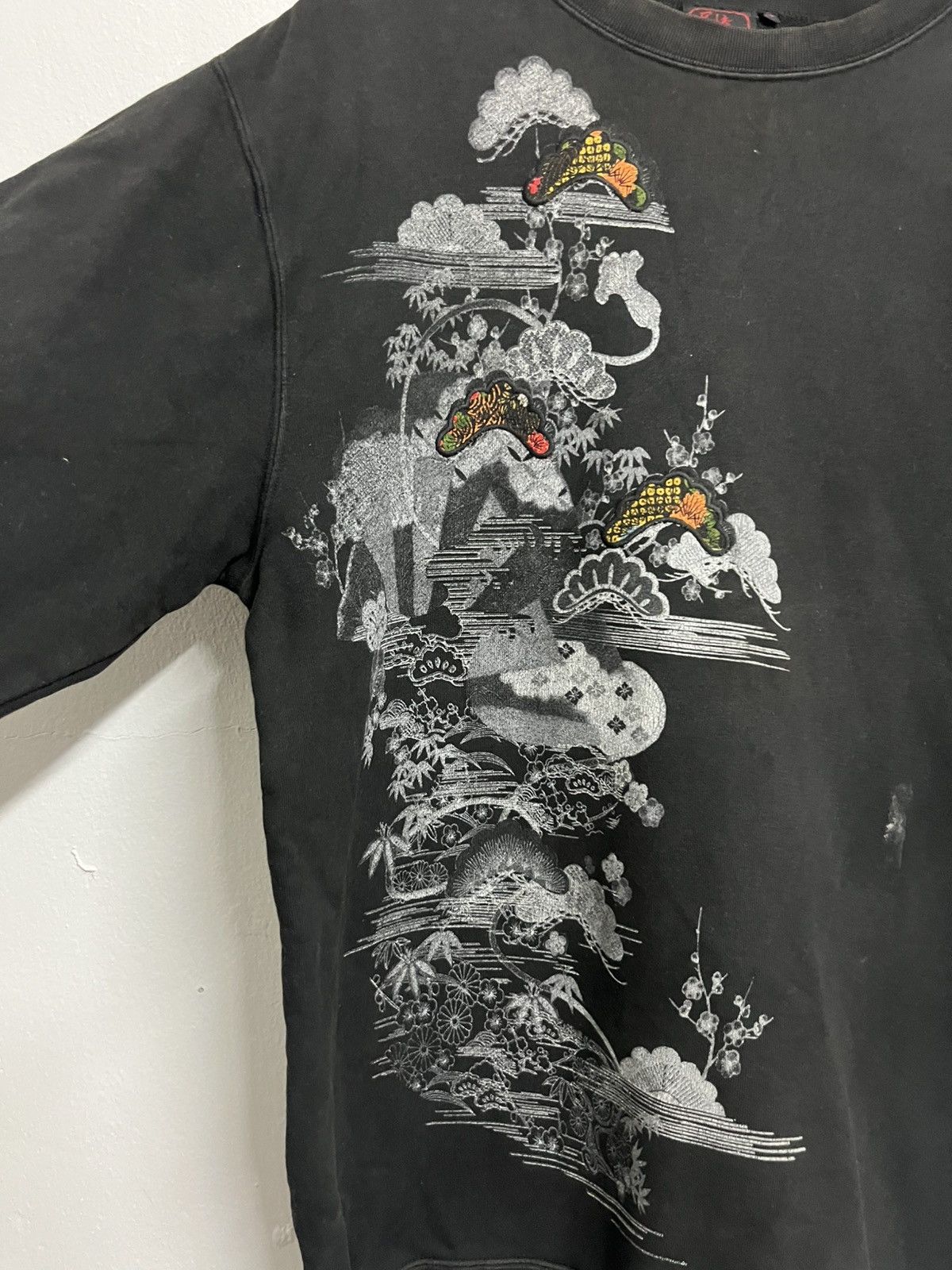 Karakuri Tamashii 💥Distressed and faded SUKAJAN MOTIVE Screen Japanese Size US M / EU 48-50 / 2 - 4 Thumbnail