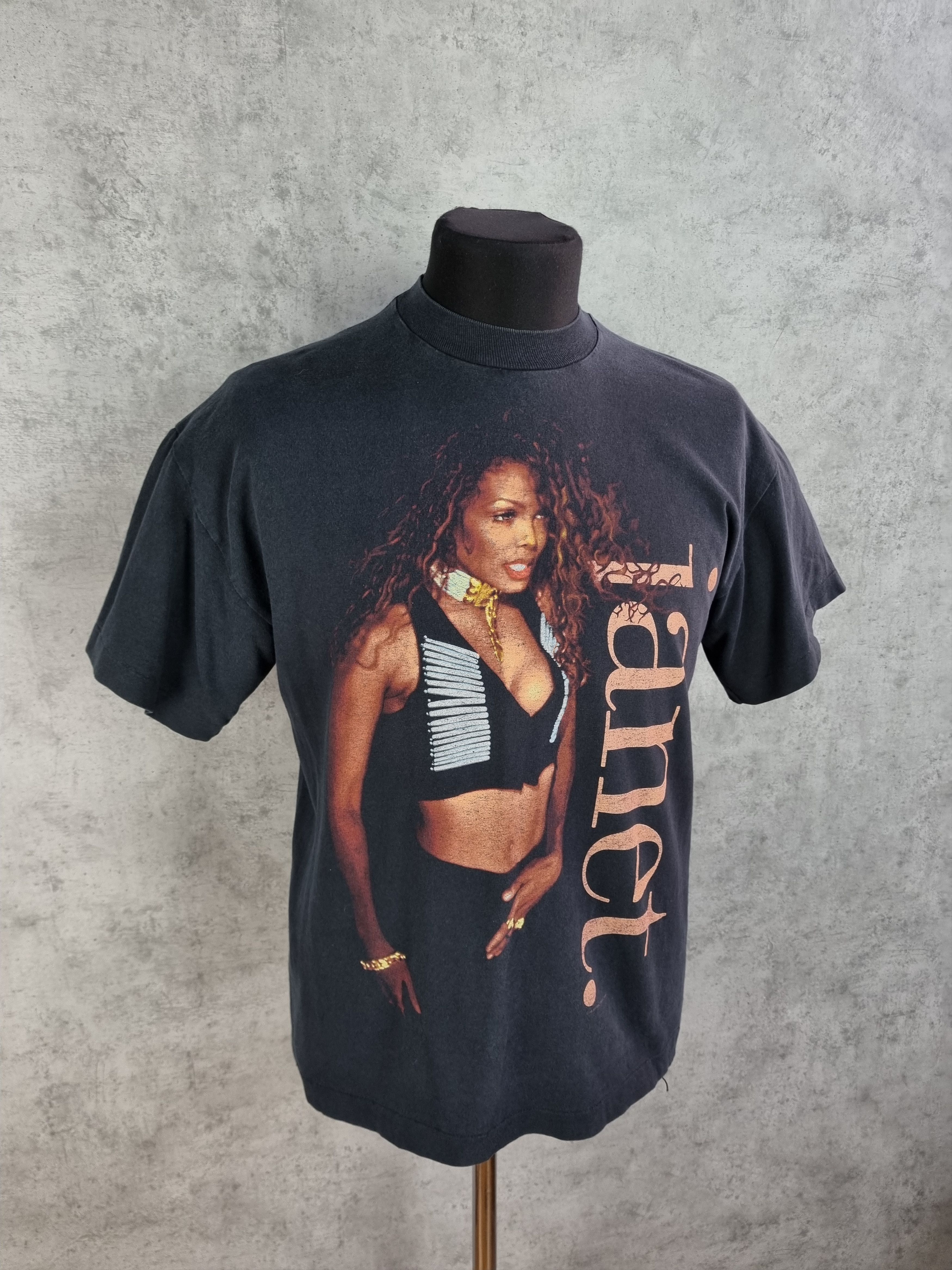 Band Tees × Vintage Janet World Tour 1995 Big Portret Print Vintage Tee shirt Size US L / EU 52-54 / 3 - 3 Thumbnail