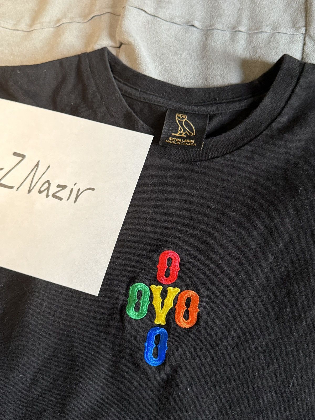October's Very Own OVO Pom Pom Logo T-Shirt Size US XL / EU 56 / 4 - 2 Thumbnail