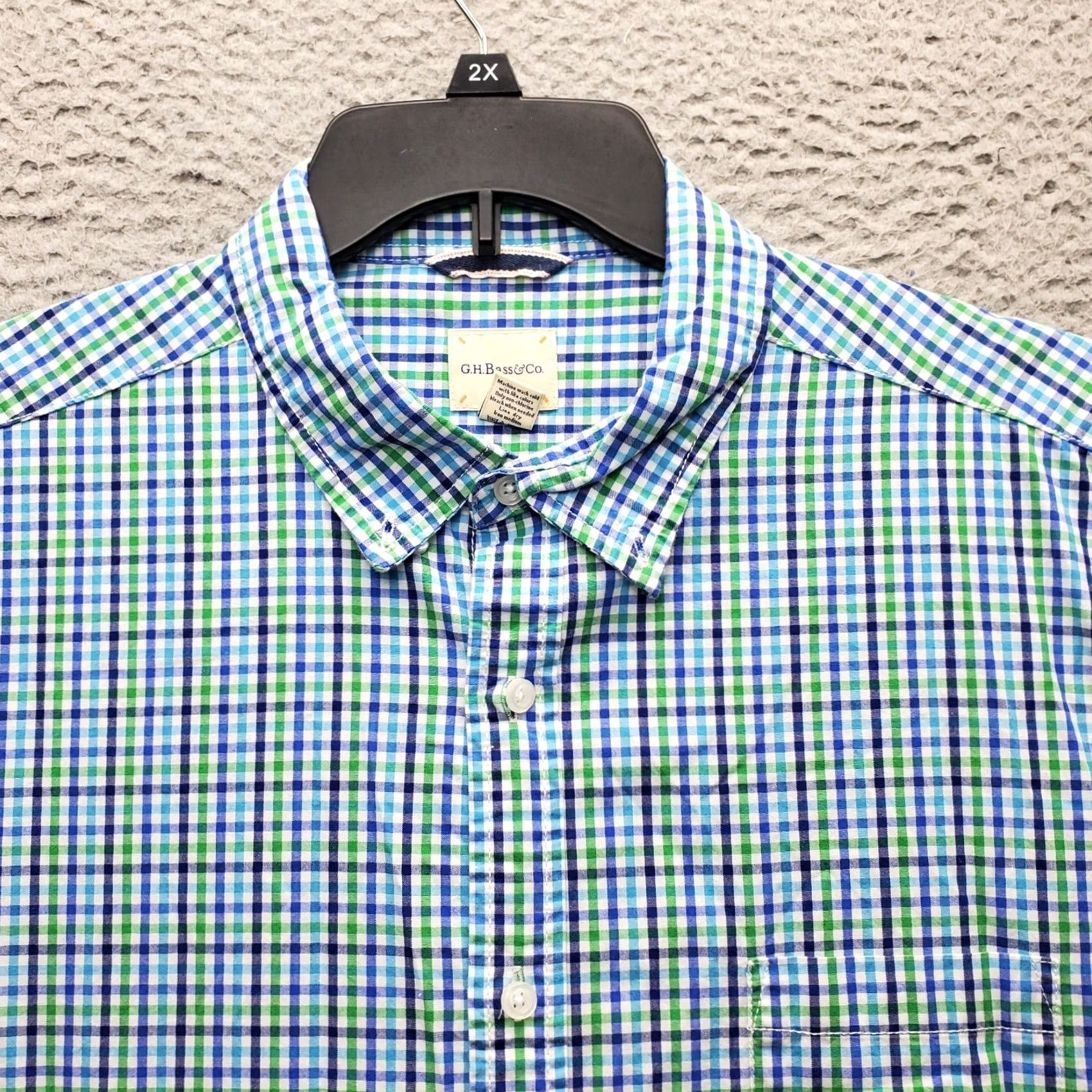 Vintage G.H. Bass & Co. Shirt Mens XL Multi Plaid Button Down Long Sleeve Casual Shirt Size US XL / EU 56 / 4 - 6 Thumbnail