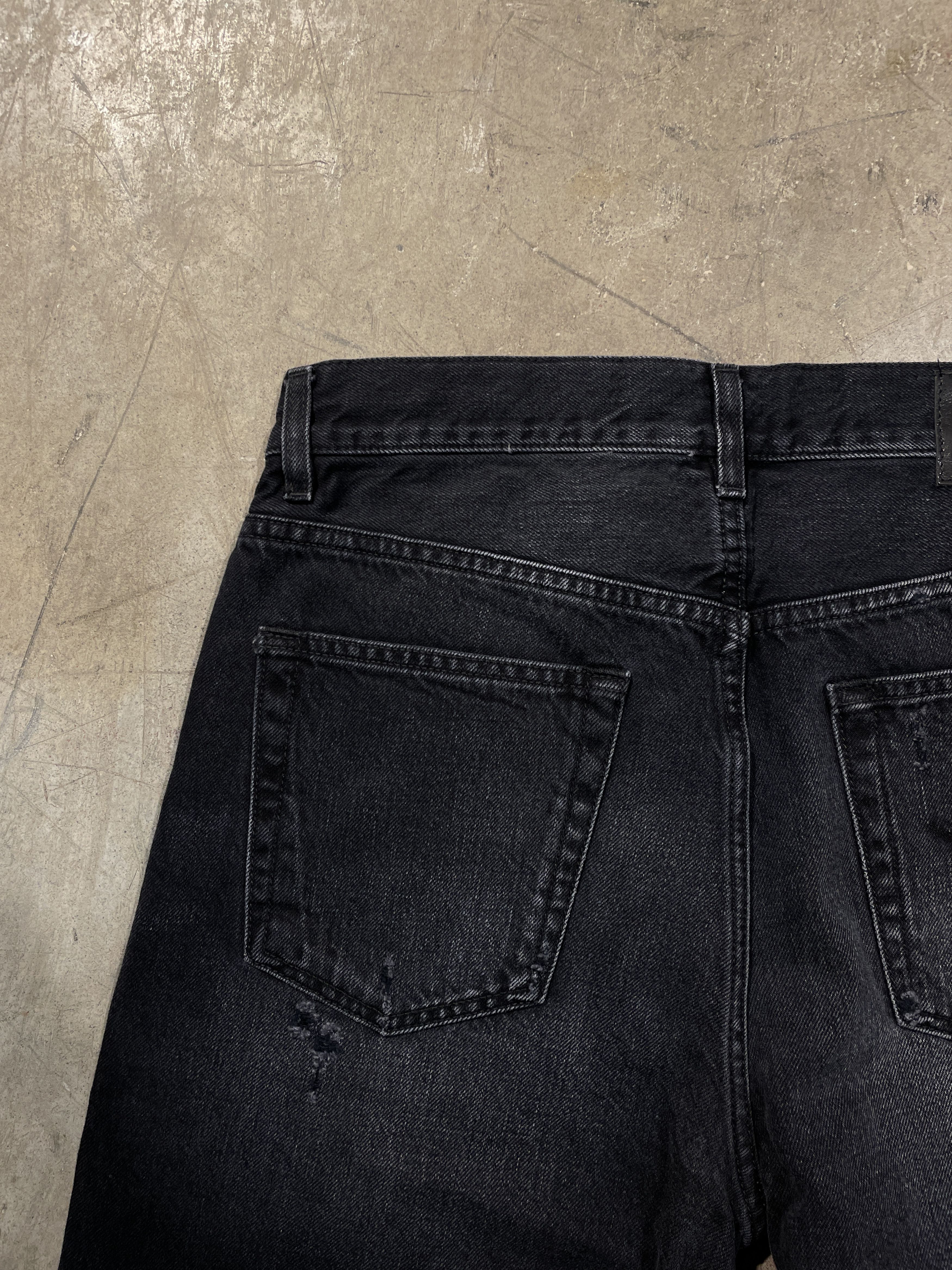 R13 R13 Boyfriend - JAKE BLACK Jeans Size 26" / US 2 / IT 38 - 8 Thumbnail