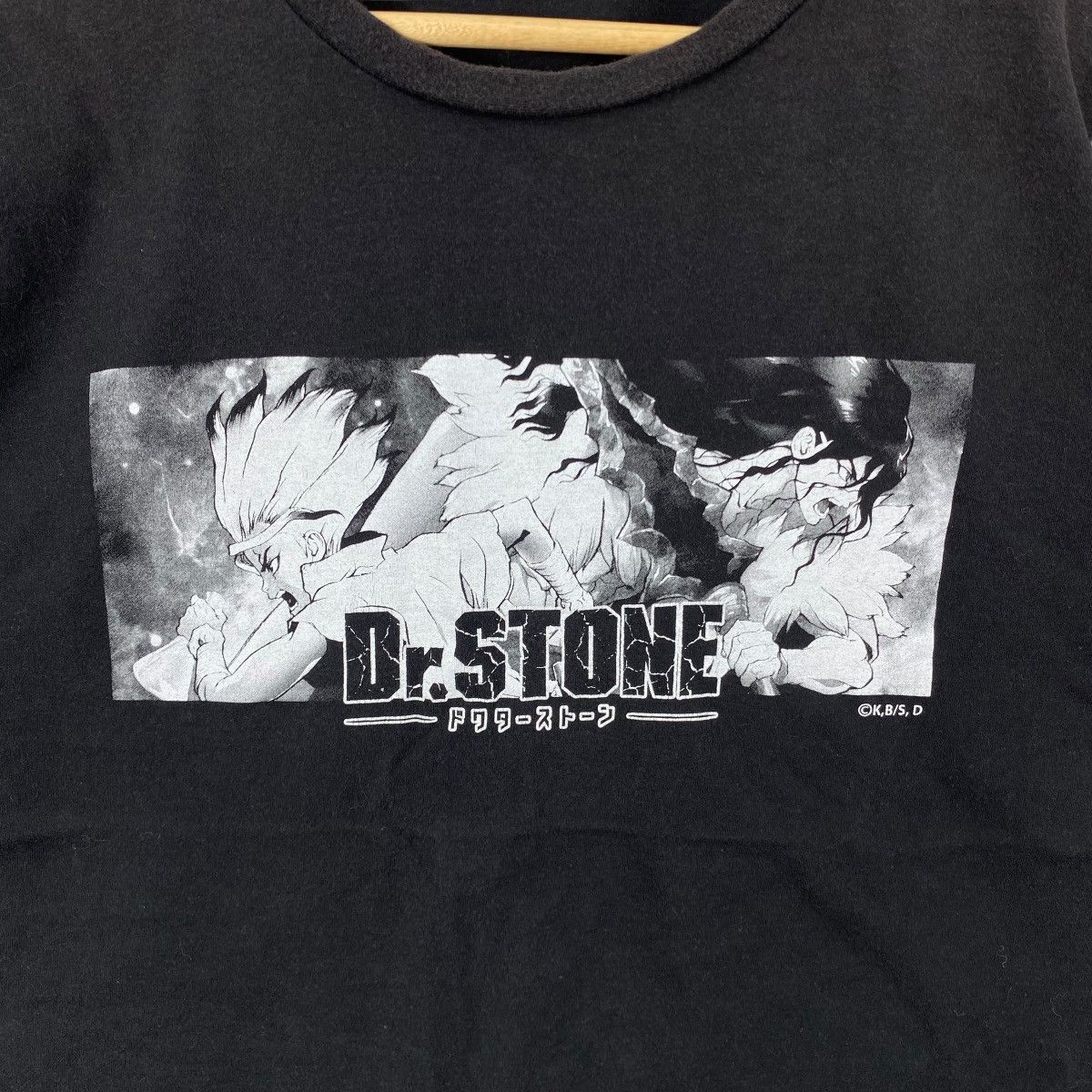 Anime Japanese Anime DR. STONE Graphic Faded Tee Shirt Size US M / EU 48-50 / 2 - 3 Thumbnail