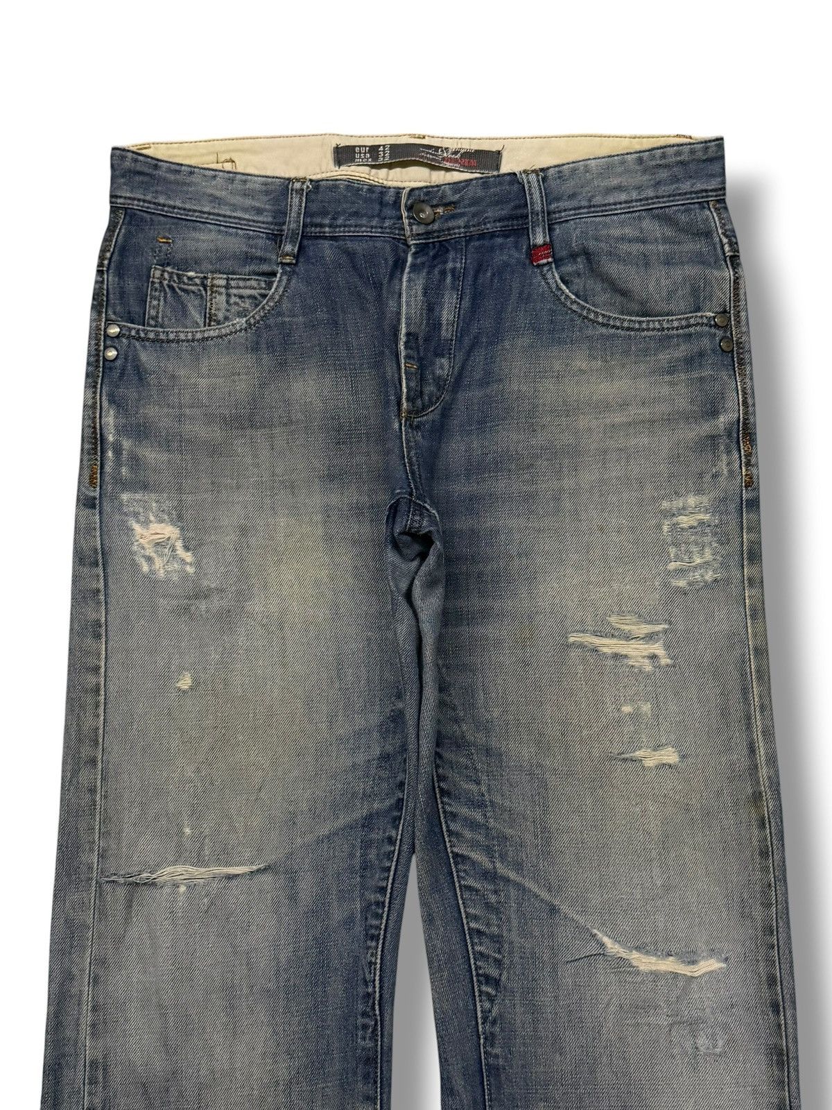 Zara Vintage Zara Man Denim Jeans | Vintage Fade | Wide Leg | W34 Size US 34 / EU 50 - 4 Thumbnail