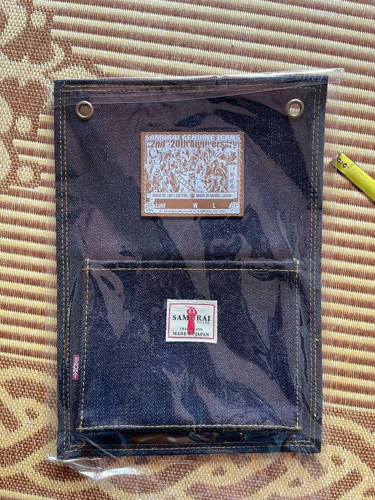 Samurai Jeans Samurai Jeans Denim Wall Storage Bag Size ONE SIZE - 1 Thumbnail