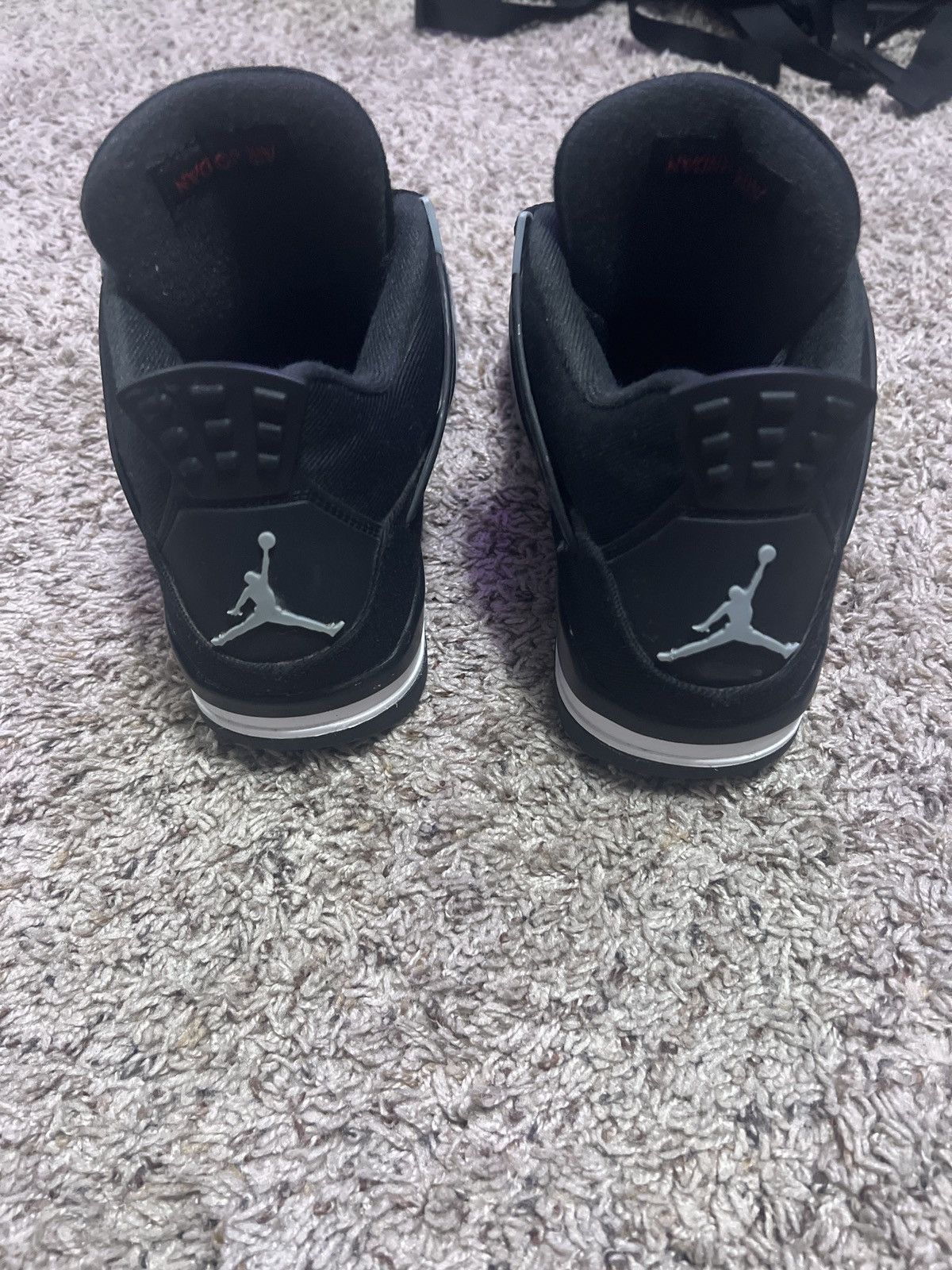 Jordan Brand Jordan 4 Black Canvas Size US 10 / EU 43 - 5 Thumbnail