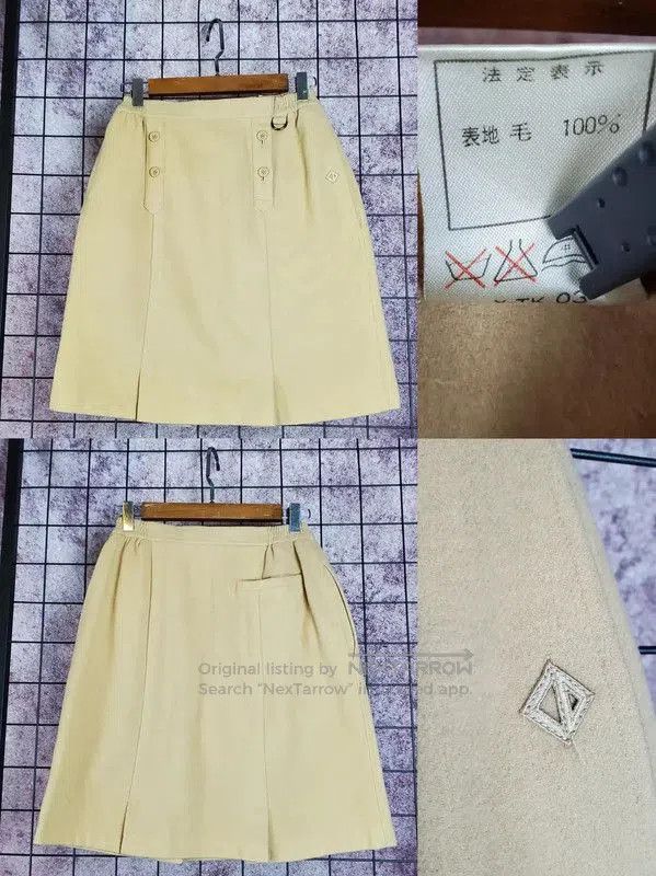 Dior Dior Spring Autumn Wool Embroidered Skirt . Size 27" / US 4 / IT 40 - 1 Thumbnail