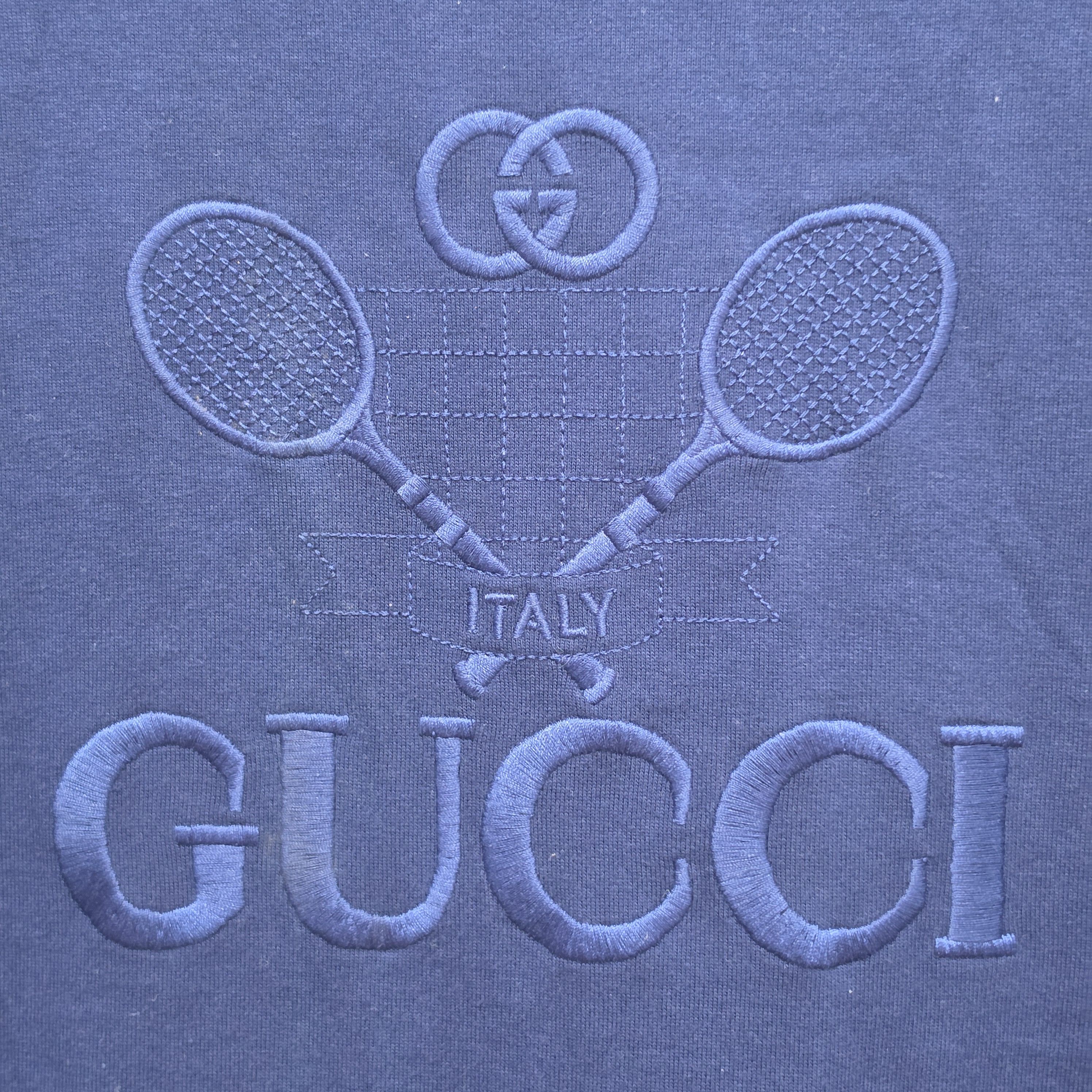 Gucci Tennis GG logo long sleeve shirt Size US L / EU 52-54 / 3 - 4 Thumbnail
