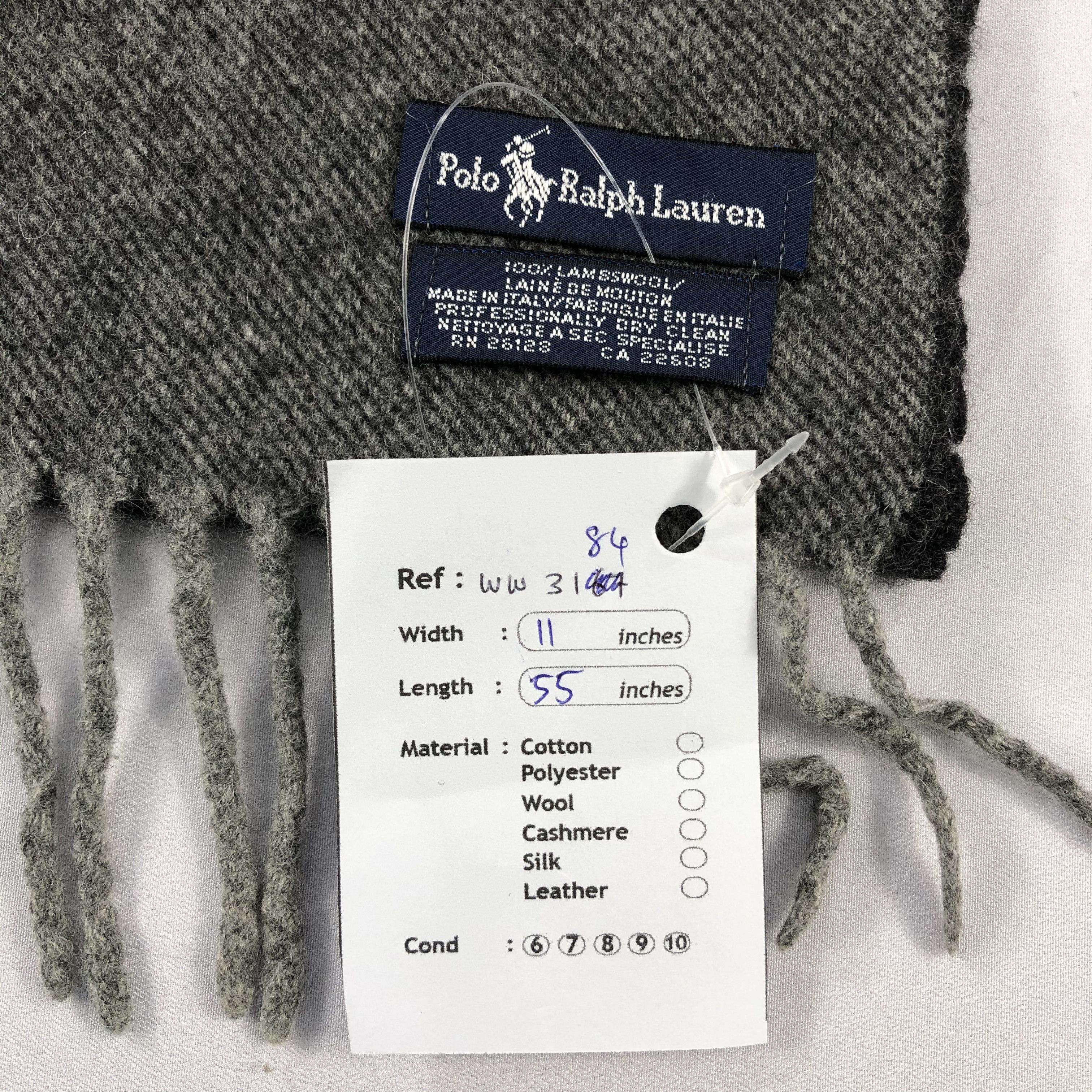 Polo Ralph Lauren Vintage Polo Ralph Lauren Scarf - WW3184 Size ONE SIZE - 4 Thumbnail