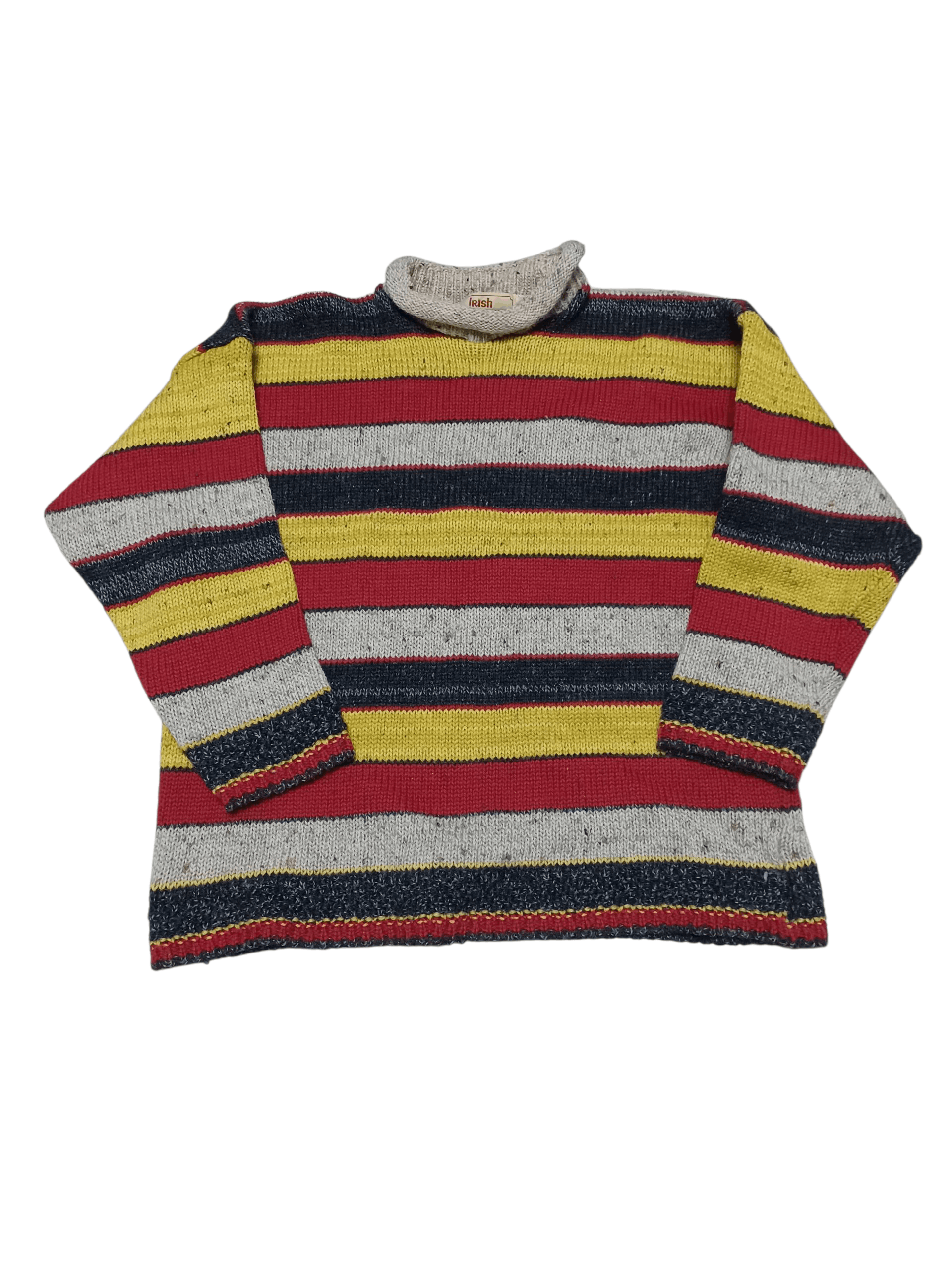 Other IRISH HOMECRAFT VINTAGE 100% WOOL VERY WARM SWEATER Size US L / EU 52-54 / 3 - 1 Thumbnail