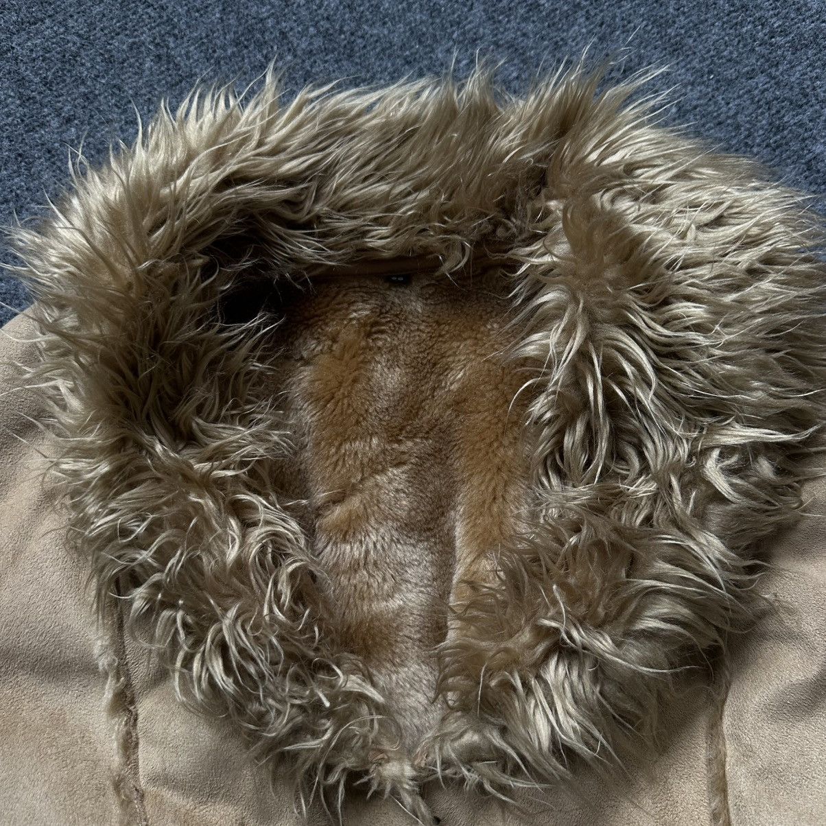 Japanese Brand VTG Japanese Style Women’s Sheepskin Coat Winter Jacket Size M / US 6-8 / IT 42-44 - 12 Thumbnail