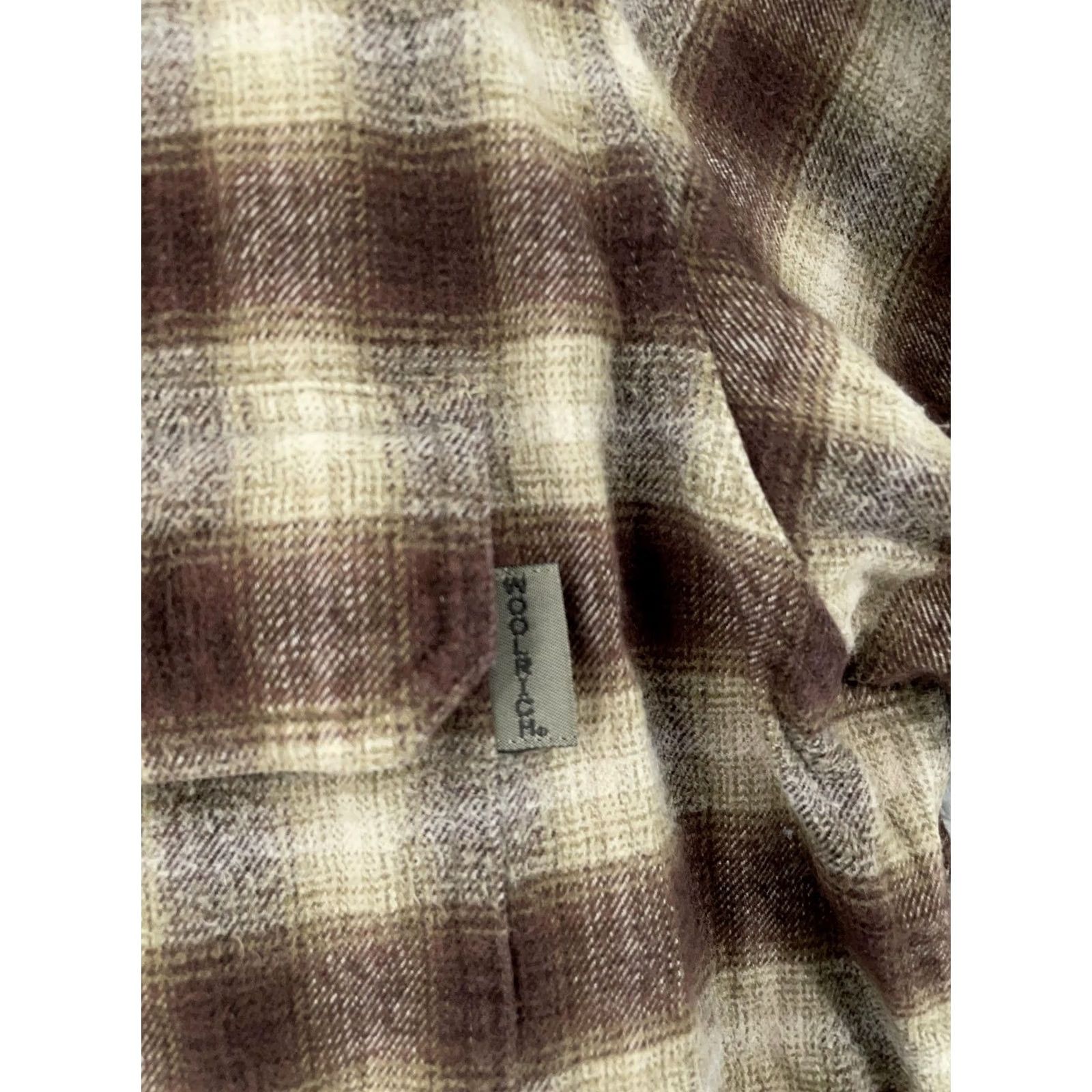 Vintage Woolrich Shirt Mens Medium Brown Plaid Flannel Button Up Collared Pockets Size US M / EU 48-50 / 2 - 5 Thumbnail