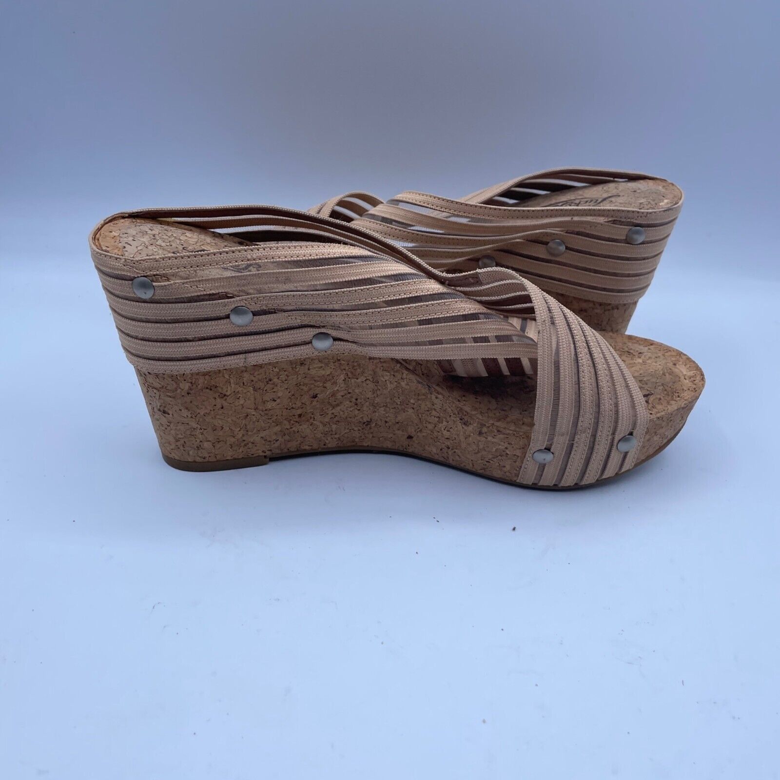 Lucky Brand Lucky Brand Miller 2 Wedge Platform Shoes Cork Sandals 8 Size US 8 / IT 38 - 5 Thumbnail