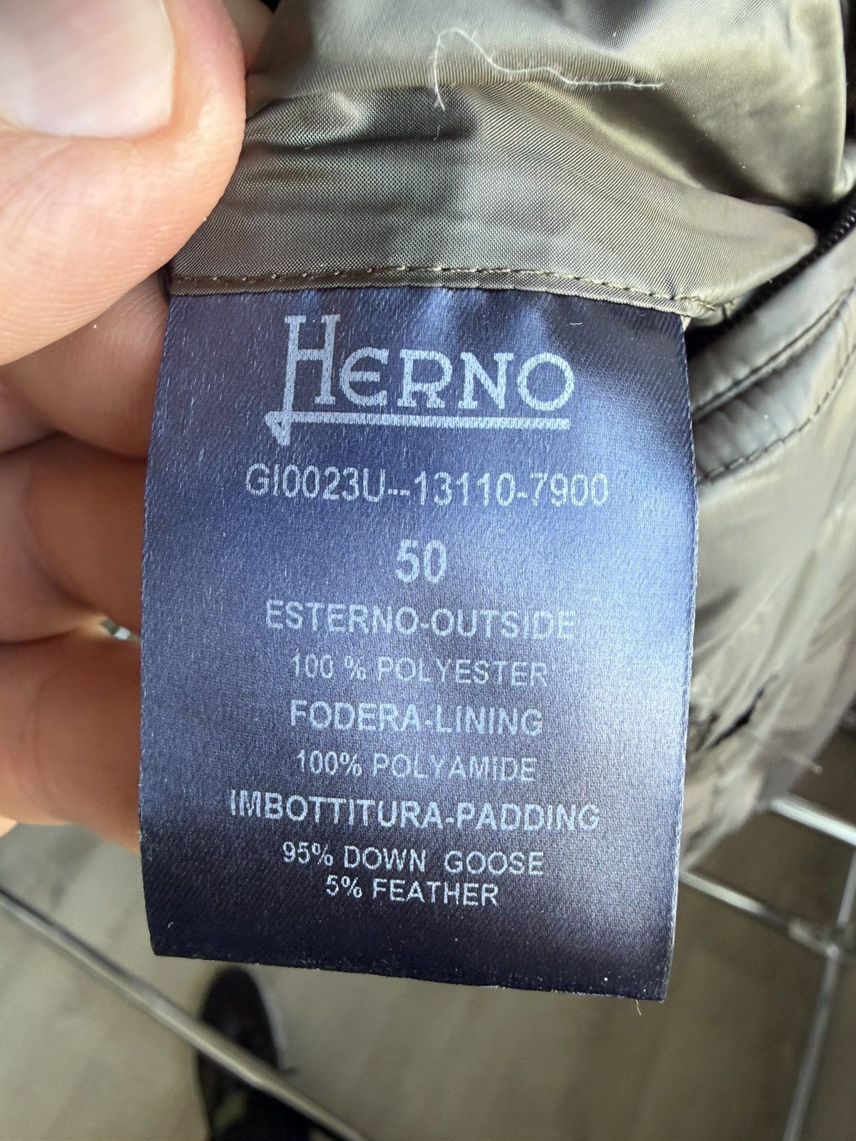Herno HERNO Down Jacket Waterproof Down Padded men’s size EU 50 Size US M / EU 48-50 / 2 - 18 Thumbnail