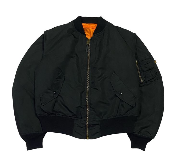 Vintage Vintage Alpha Industries MA1 Bomber Flight Jacket Grailed