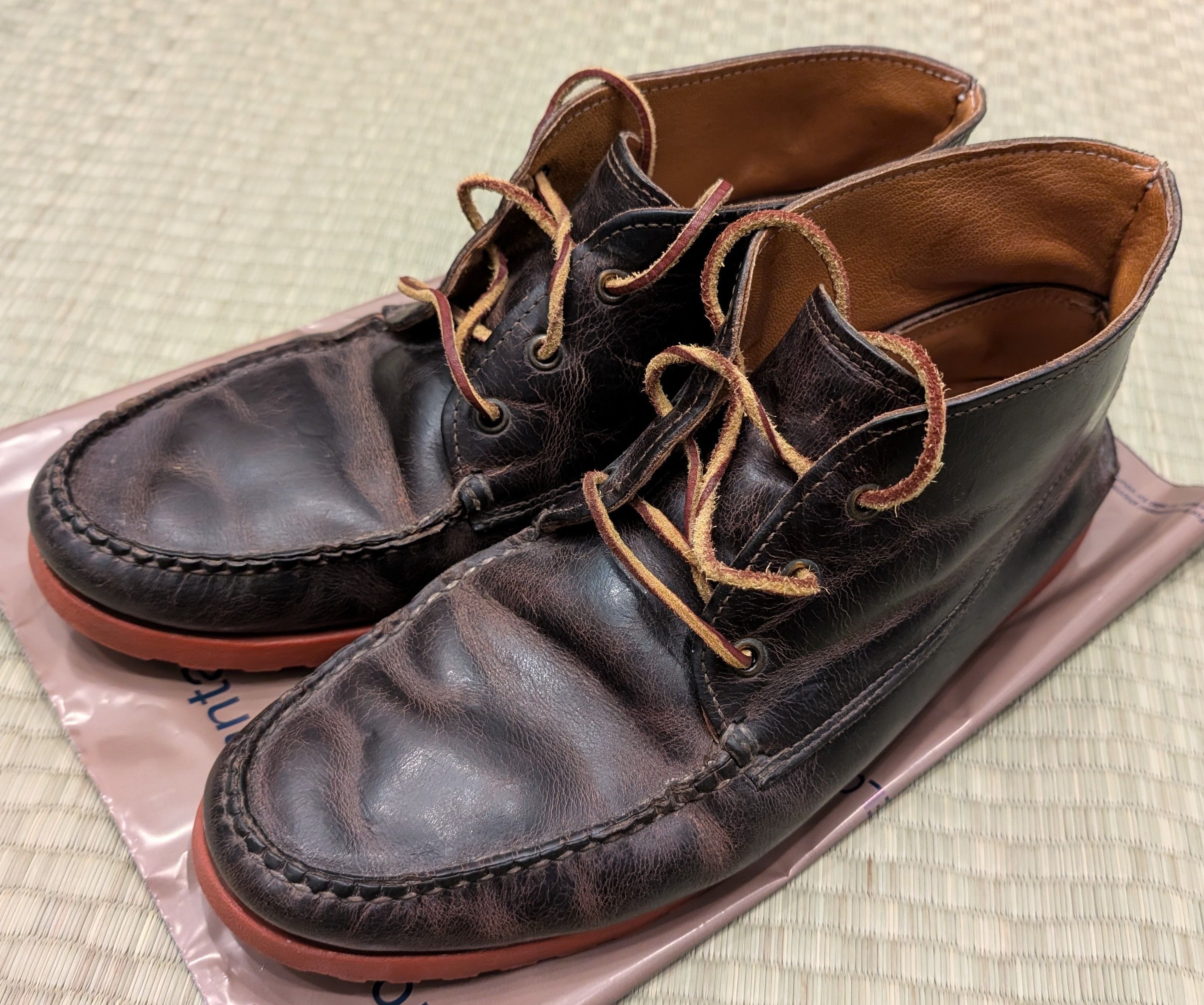 Quoddy Quoddy Kennebec Chromexcel Leather Chukka Boot Made in Maine Size US 12 / EU 45 - 1 Thumbnail