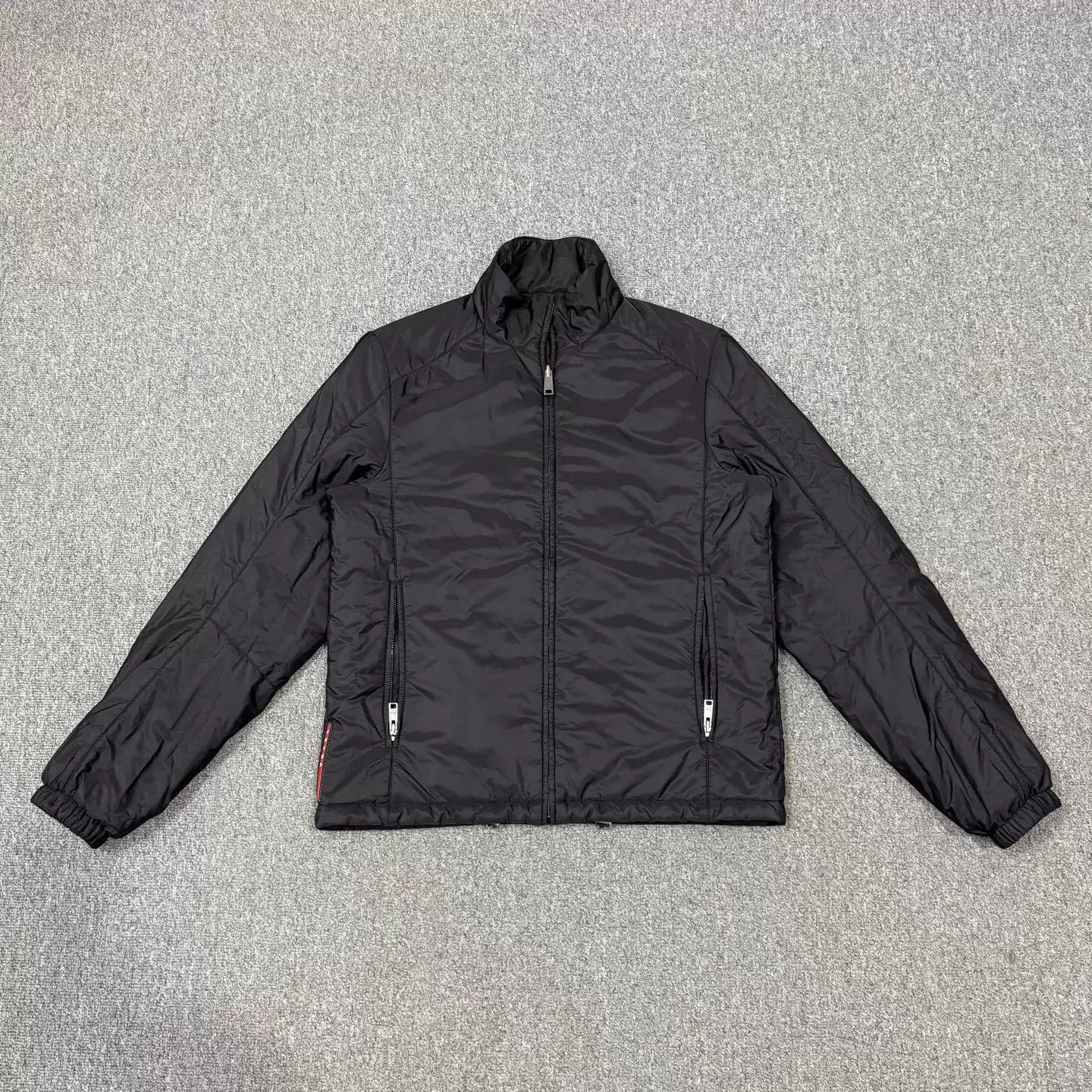 Prada Black Lightweight Zip-Up Jacket - Size S Size US S / EU 44-46 / 1 - 1 Thumbnail