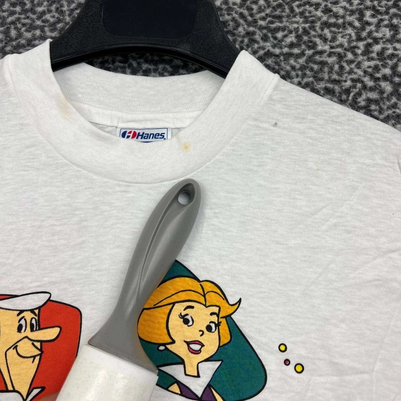 Hanes Vintage The Jetsons Shirt Men M Beefy New with Defects Size US M / EU 48-50 / 2 - 4 Thumbnail