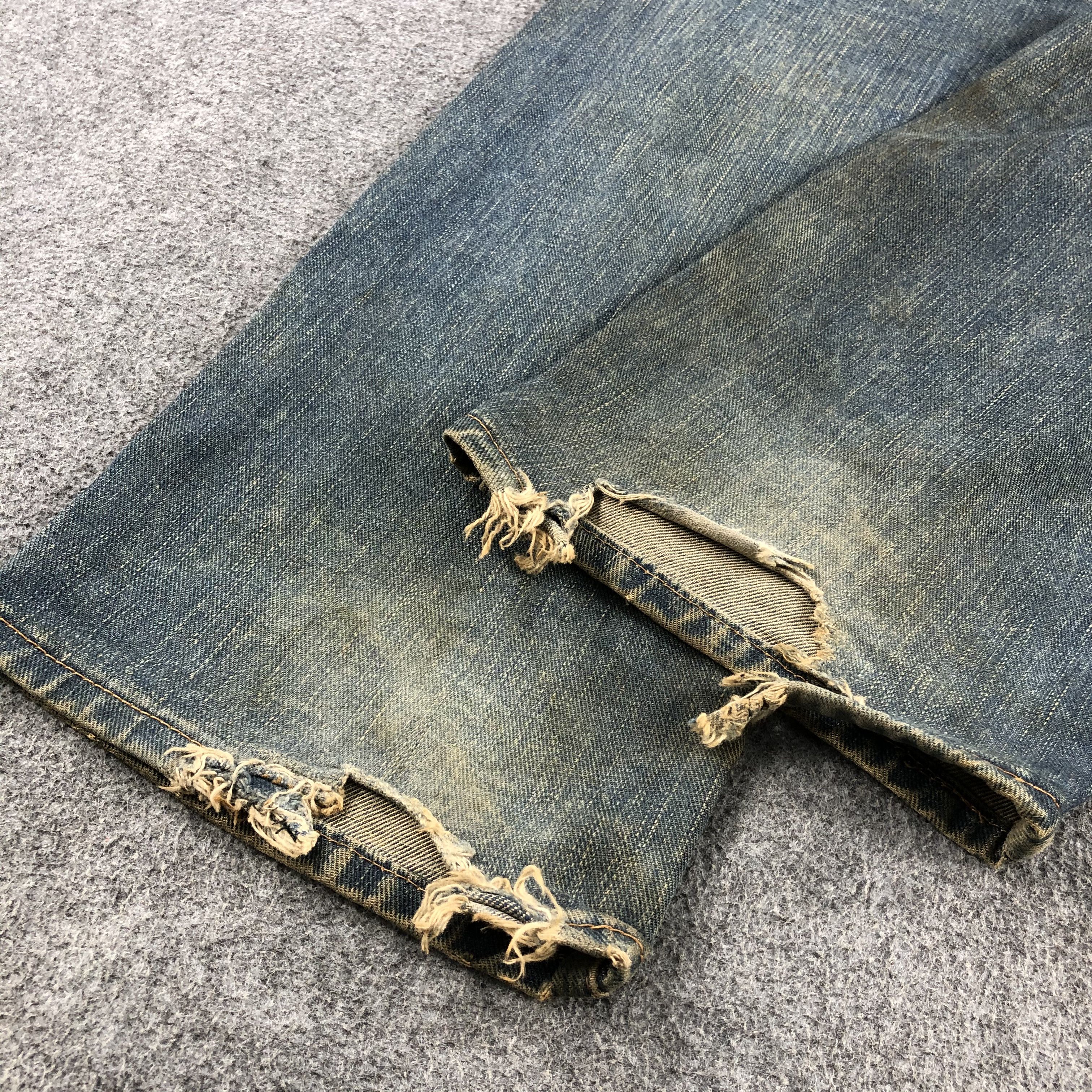 Levi's 90s Vintage Distress Levis Jeans-J1797 Size US 32 / EU 48 - 6 Thumbnail