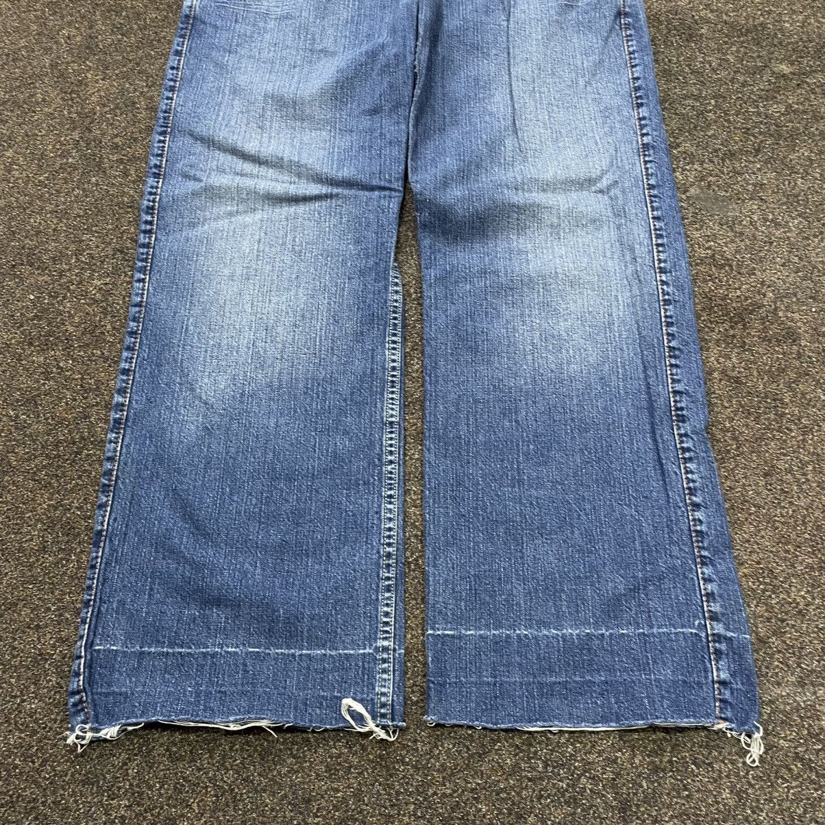 Vintage Vintage Y2K Baggy Wide Leg Jeans Distressed Skater Logo 32 Size US 32 / EU 48 - 6 Thumbnail