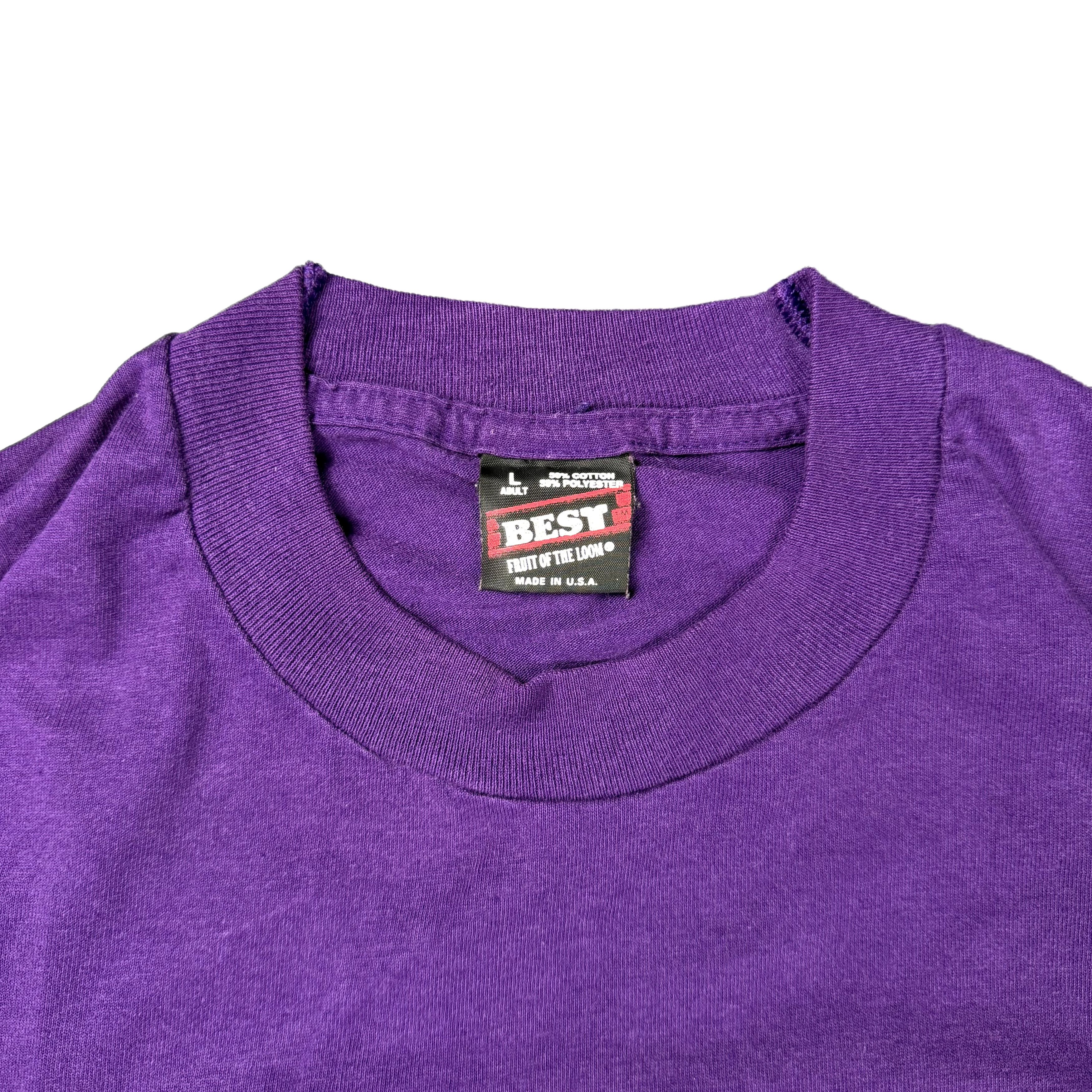 Vintage Vintage Single Stitch Vineyards 90s Paso Robles Tee Purple L Size US L / EU 52-54 / 3 - 5 Thumbnail