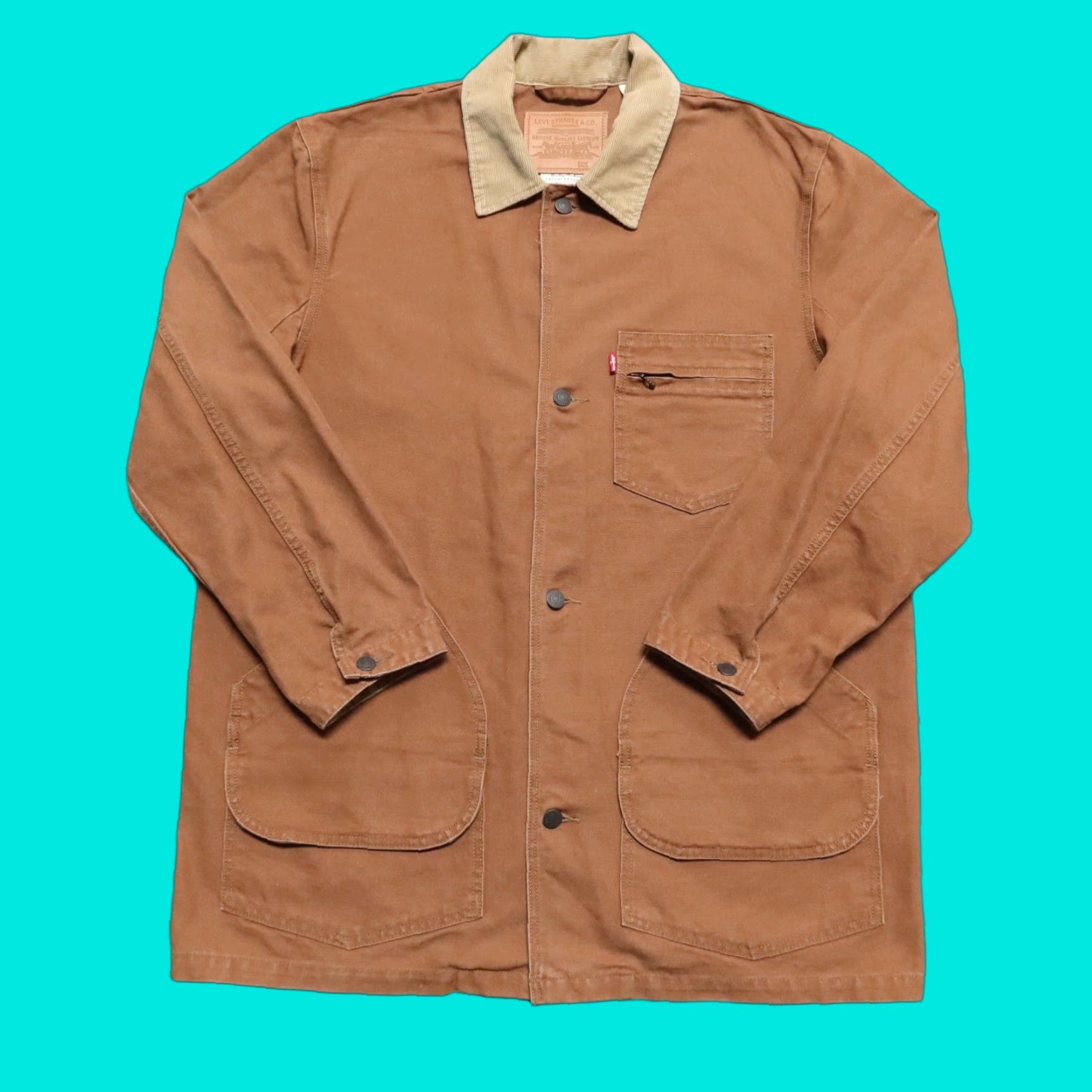 Levi's Levis Big E Chore Barn Jacket Size M Brown Premium Size US M / EU 48-50 / 2 - 1 Thumbnail