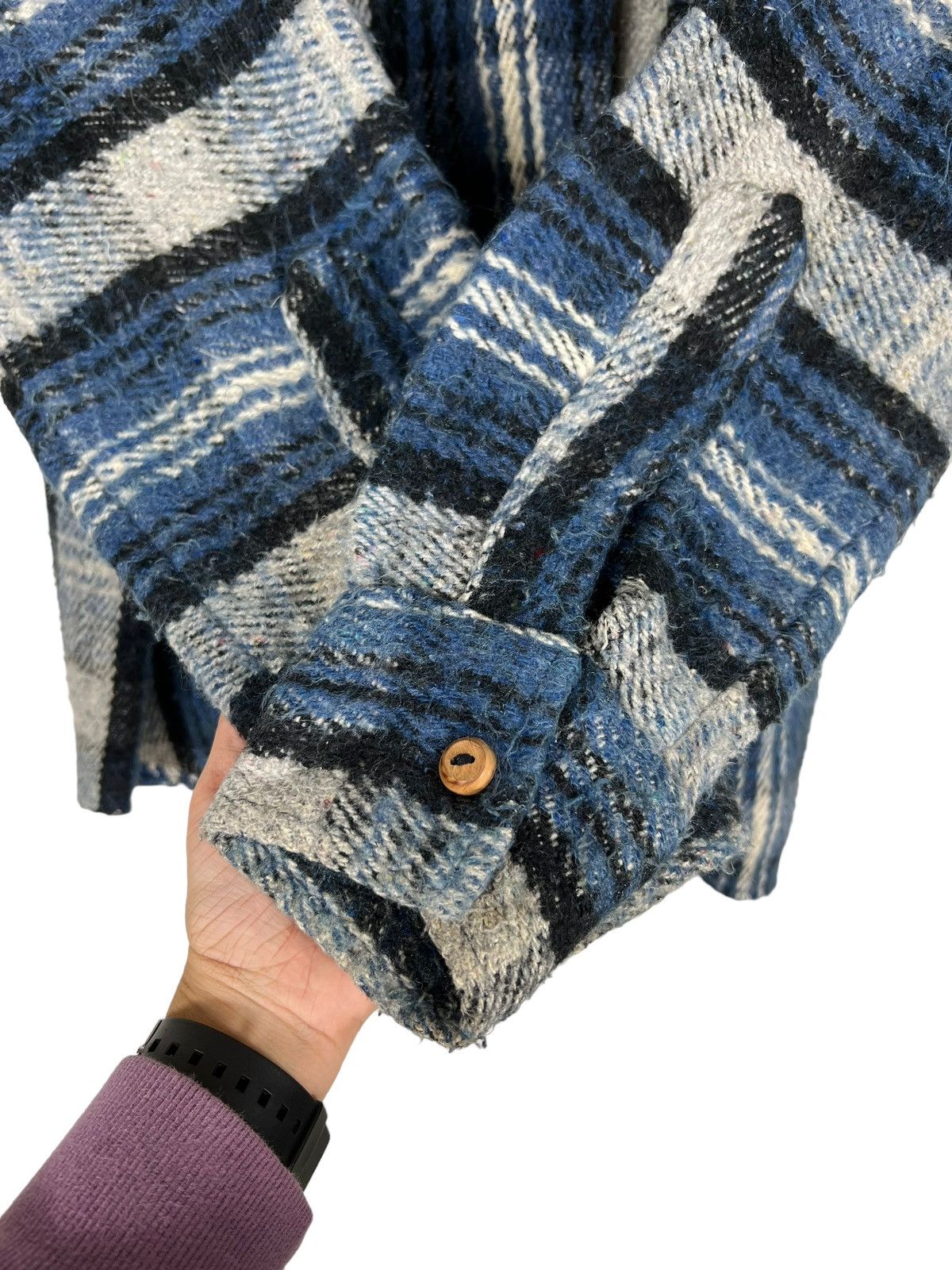 Vintage 🔥 VINTAGE PLAID WOOL JACKET Size US L / EU 52-54 / 3 - 12 Thumbnail