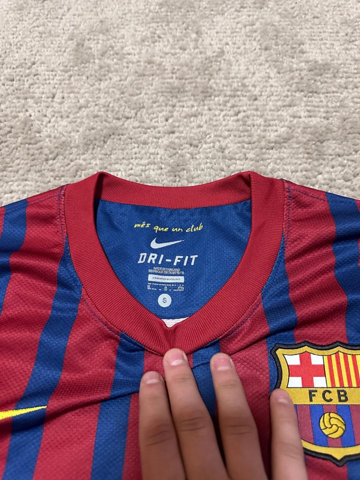 Nike BARCELONA 2011 2012 HOME SHIRT JERSEY LONG SLEEVE NIKE S Size US S / EU 44-46 / 1 - 4 Thumbnail