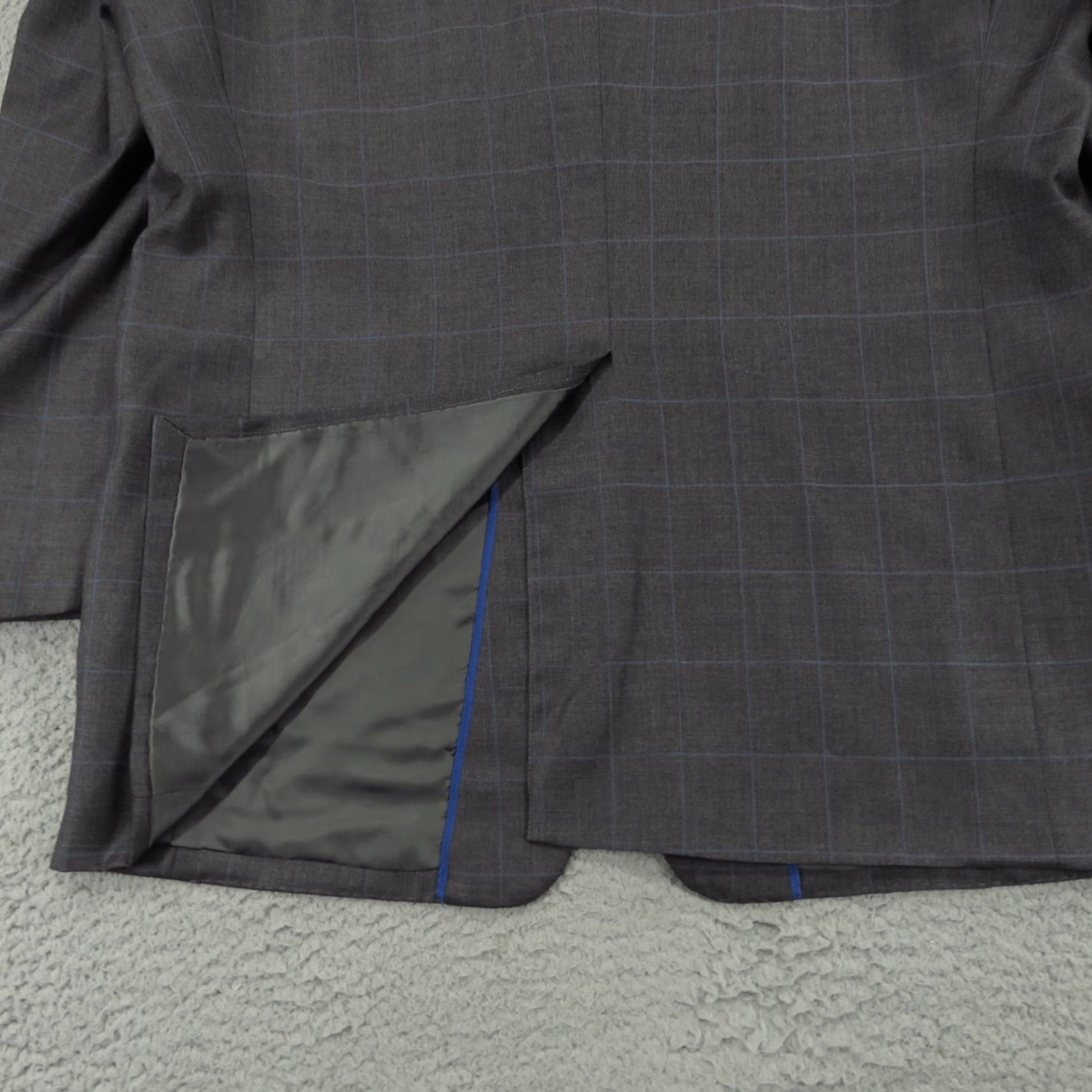 Loro Piana Loro Piana Suit 48L Super 120s 3/2 Roll Windowpane Pleated Cuffed 38x34 Trouser Size 48R - 5 Thumbnail