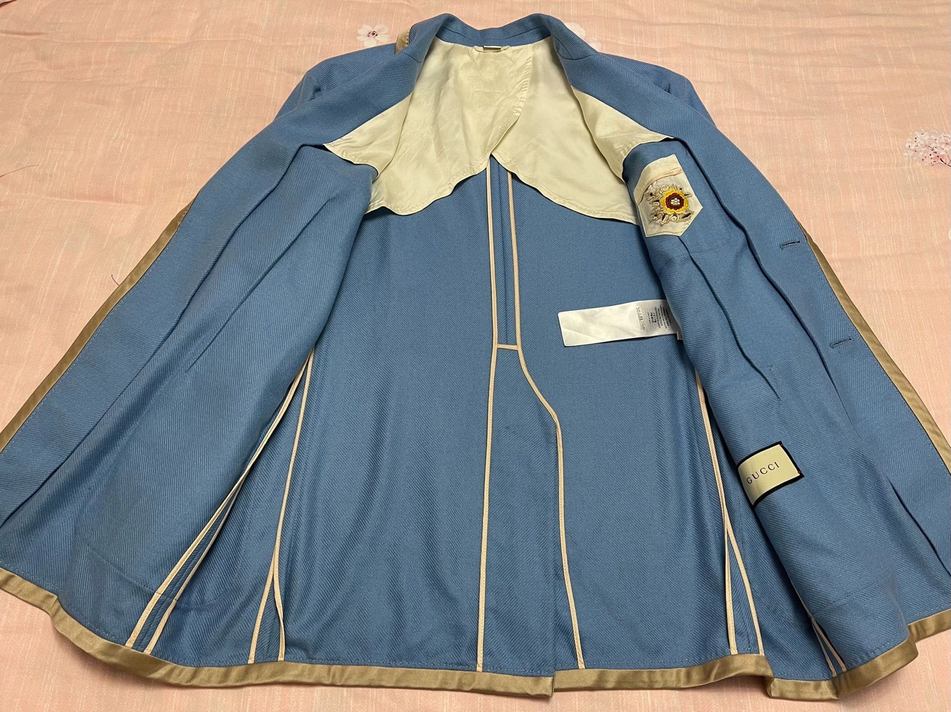 Gucci Gucci Runway Oversized Cashmere Blazer WT 50 Lagoon Size 50R - 3 Thumbnail