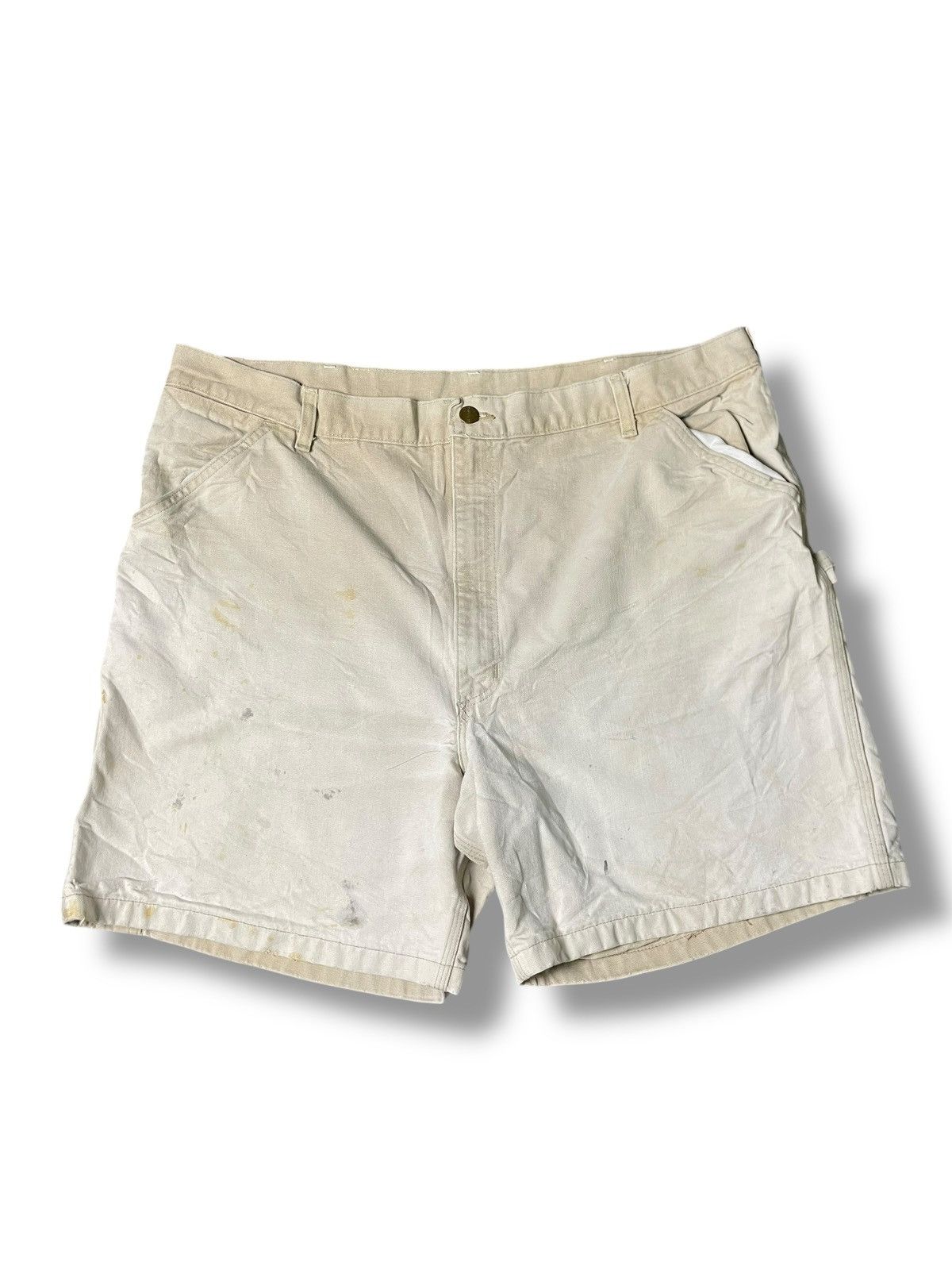 Carhartt × Japanese Brand × Vintage Vintage Carhartt Sun-faded Cargo Shorts (89) Size US 39 - 1 Thumbnail