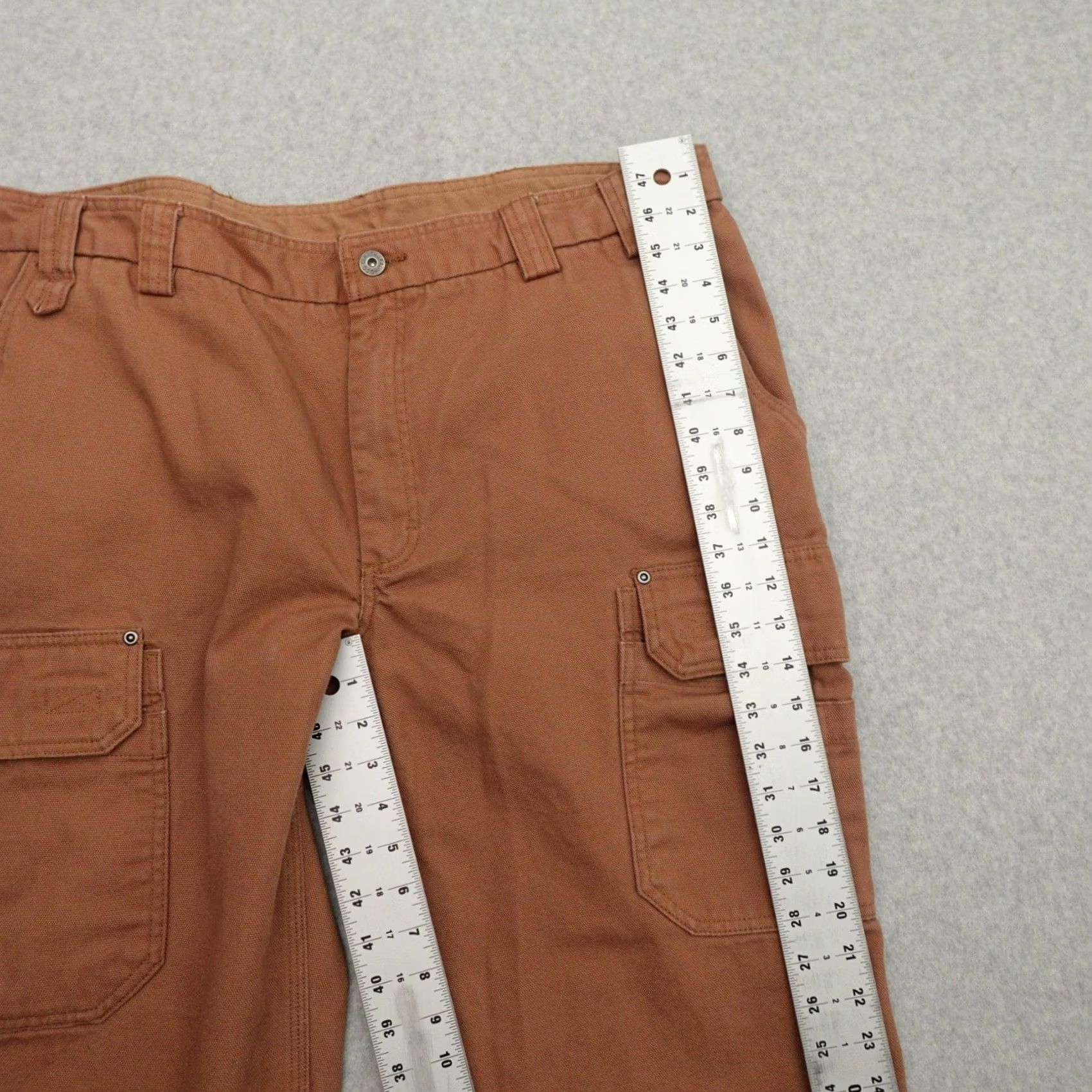 CO Duluth Trading Co Pants Mens 44 (44X29) Fire Hose Canvas Cargo Carpenter Brown Pants Mens 44 Canvas Brown Fire Hose Cargo Carpenter Pants Mens 44x29 Size US 44 / EU 60 - 5 Thumbnail