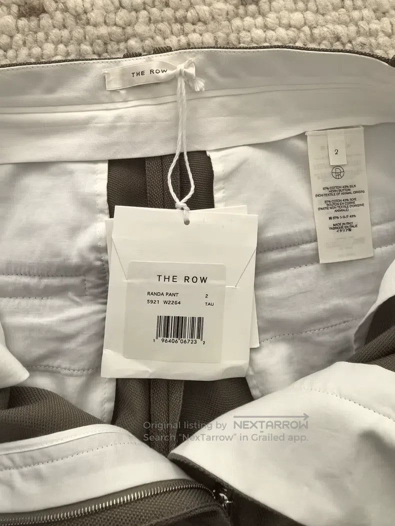 The Row The row size 2 Silk Straight Leg Pants Size 22" - 2 Thumbnail