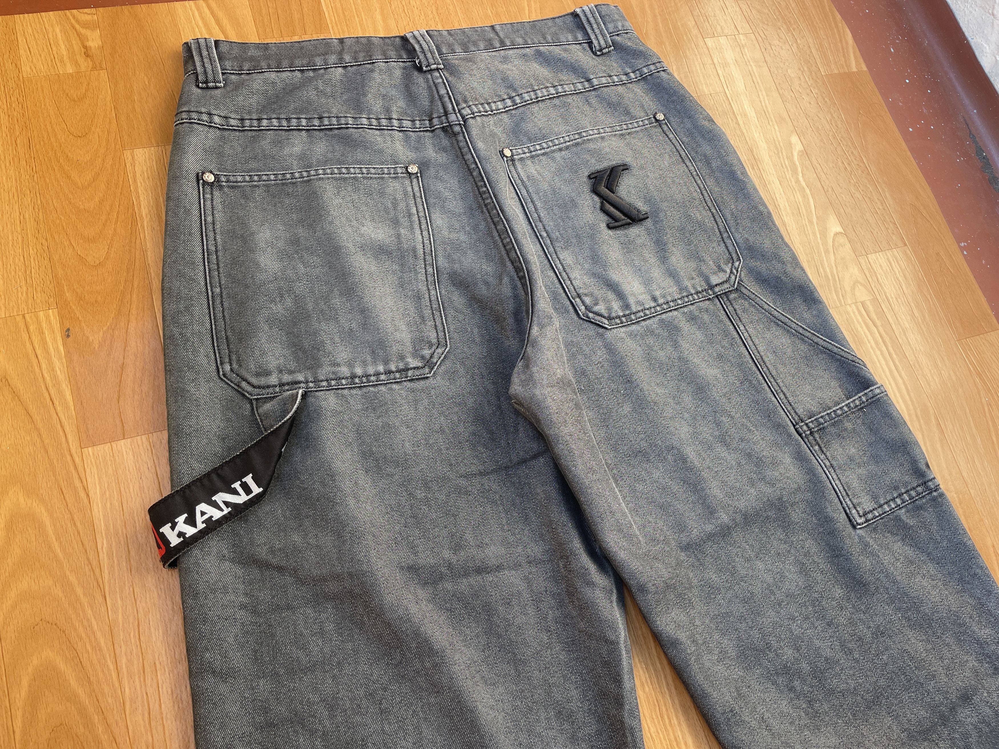 Karl Kani KARL KANI jeans shiny vintage baggy jeans silver metallic 34 Size US 34 / EU 50 - 5 Thumbnail