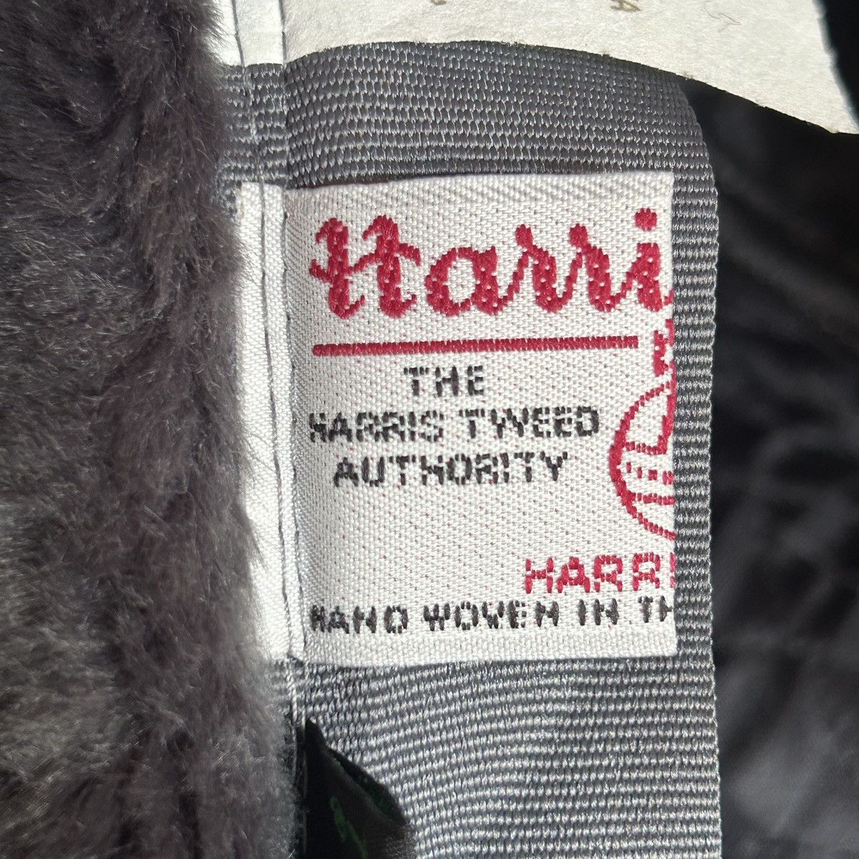 Harris Tweed Mistral x Harris Tweed Wool Hat Aviator Faux Fur Ear Flaps Size ONE SIZE - 7 Thumbnail