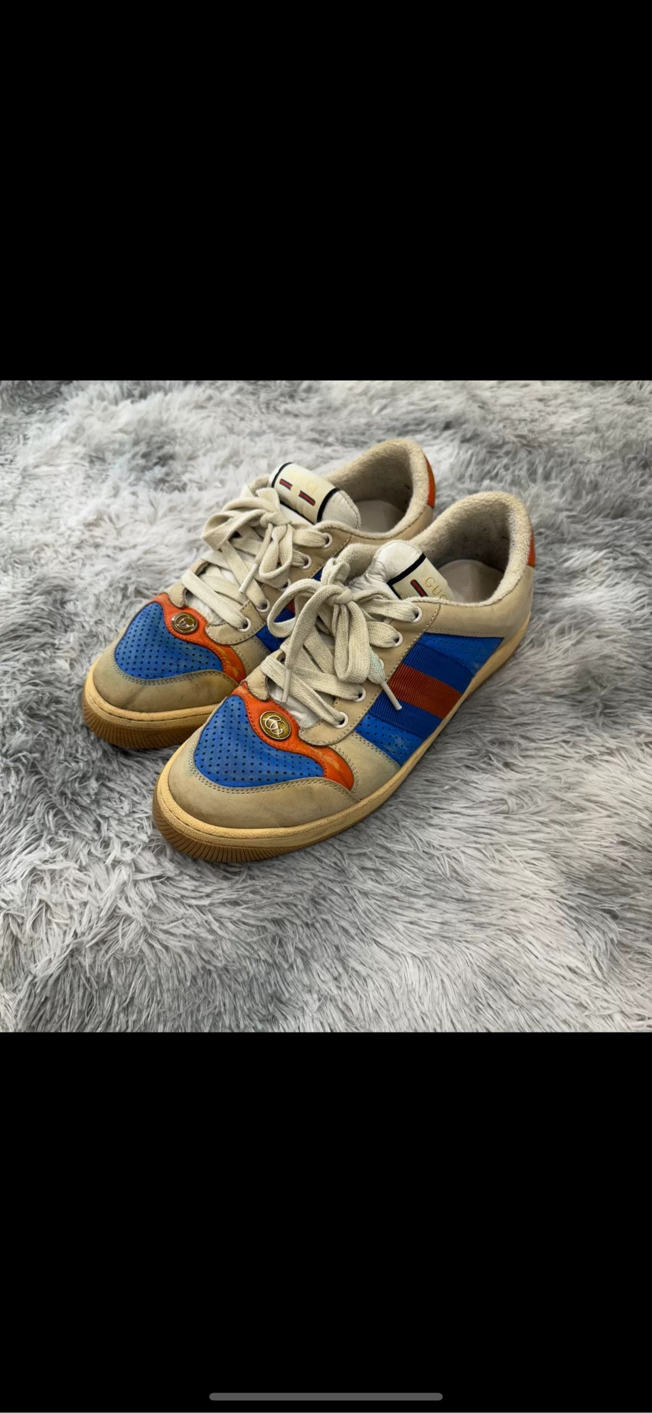 Gucci Gucci Distressed Sneakers Size US 8 / EU 41 - 1 Thumbnail