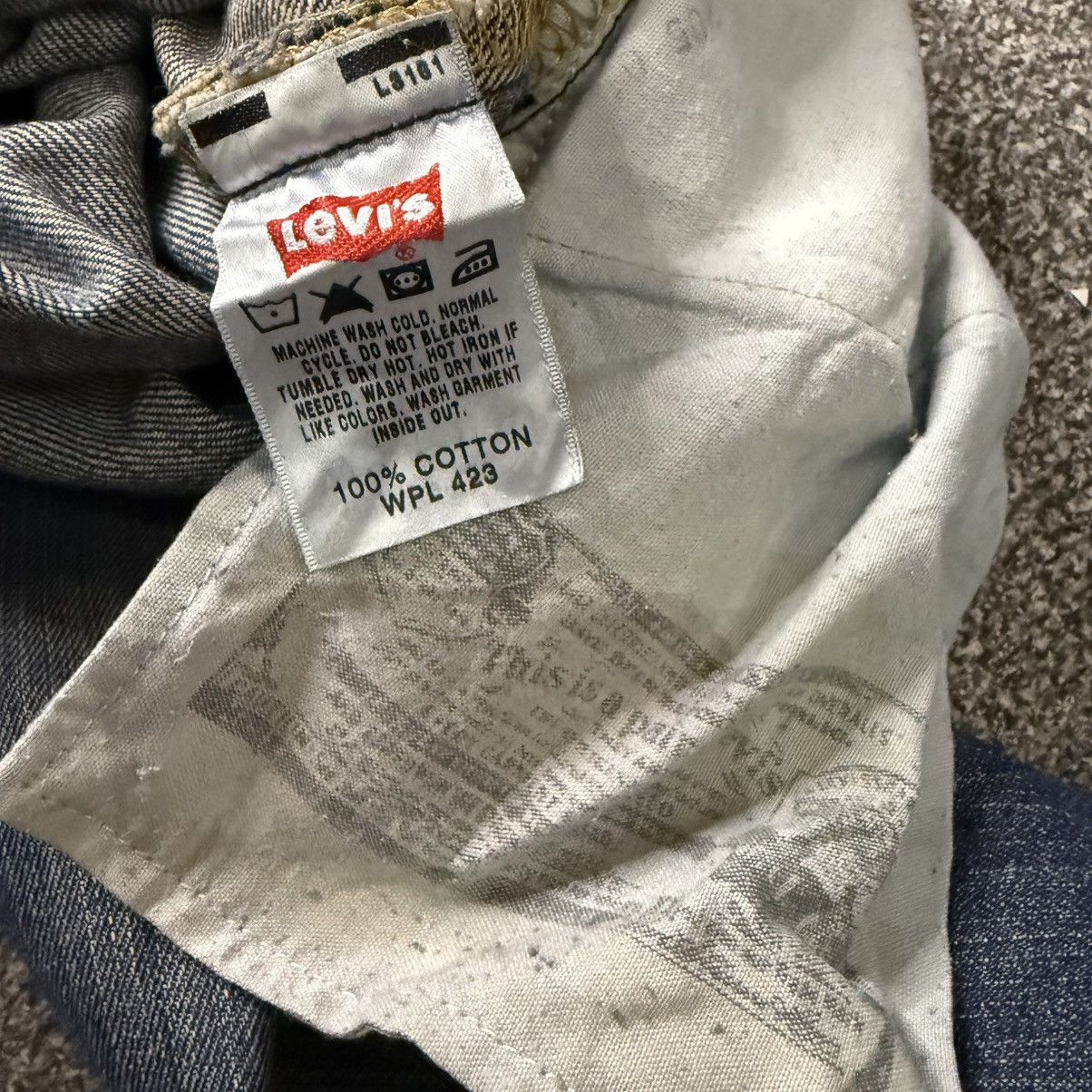 14th Addiction Y2K Levis 501 Baggy Wide Leg Denim W34 Size US 34 / EU 50 - 15 Thumbnail