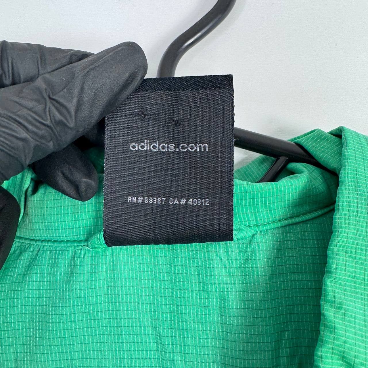 Adidas Adidas Green Lightweight Windbreaker Jacket Full Zip Size L Size US L / EU 52-54 / 3 - 6 Thumbnail