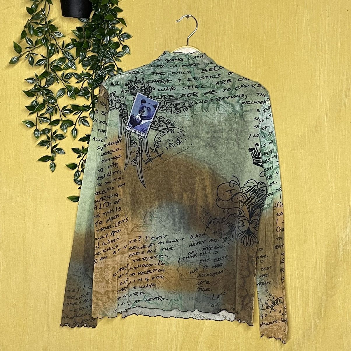 If Six Was Nine Japanese brand Kunio turtleNeck inspired Jean Paul Gaultier Size S / US 4 / IT 40 - 2 Thumbnail