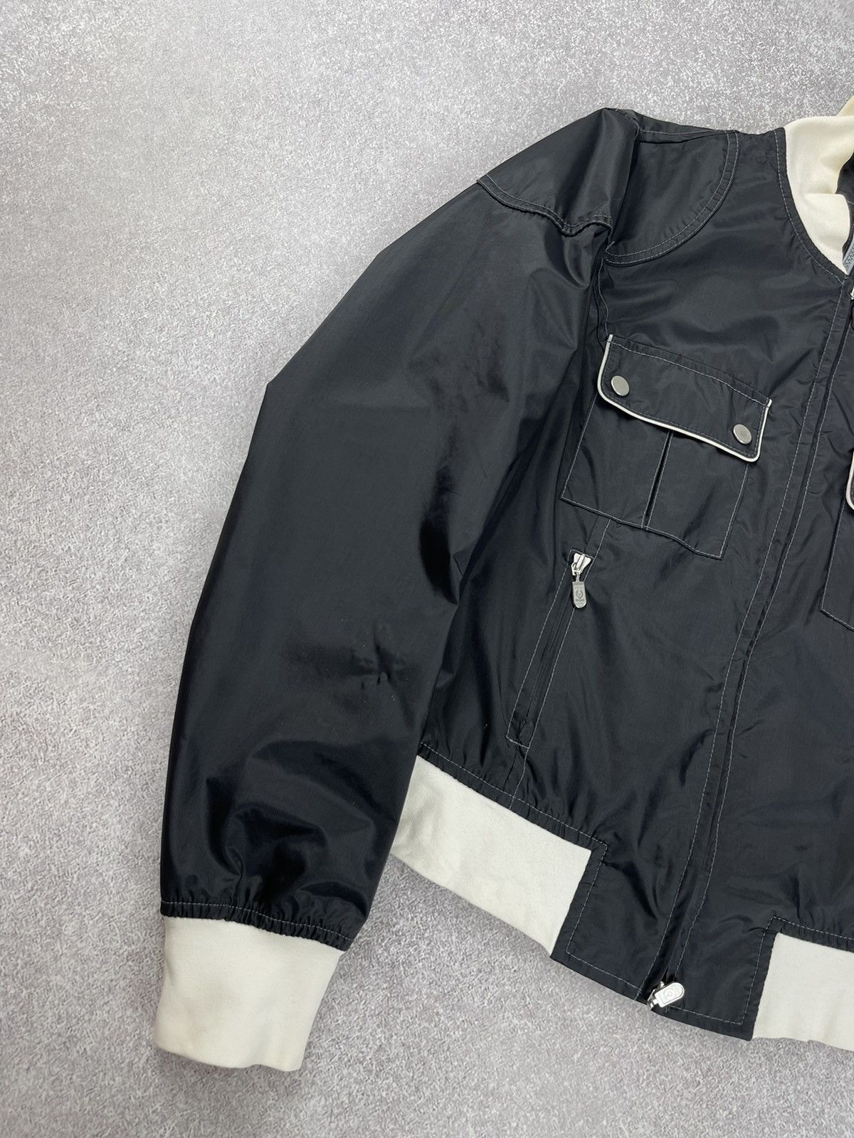 Belstaff × Vintage Vintage Belstaff Silver Label Nylon Reflective Jacket Size M / US 6-8 / IT 42-44 - 4 Thumbnail