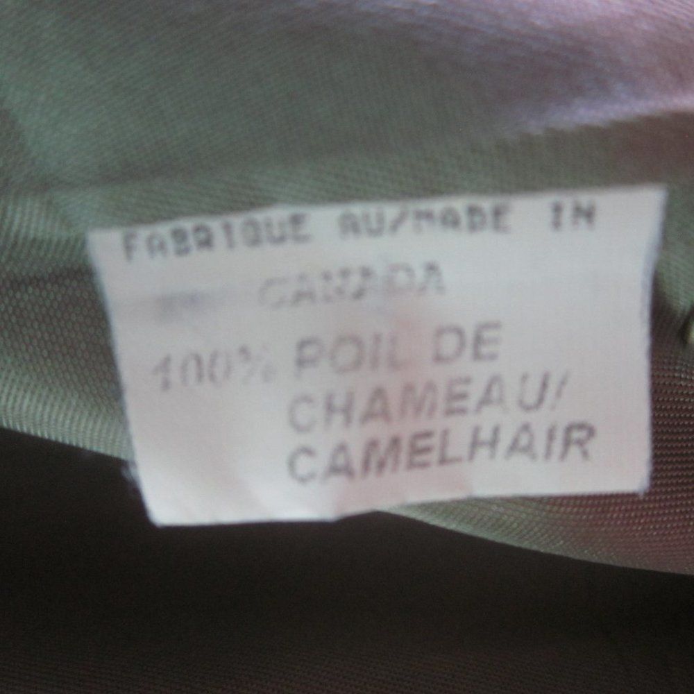 Nordstrom Nordstrom Olive Green Camelhair Coat - sfi Femme - Size 14 Size XL / US 12-14 / IT 48-50 - 11 Thumbnail