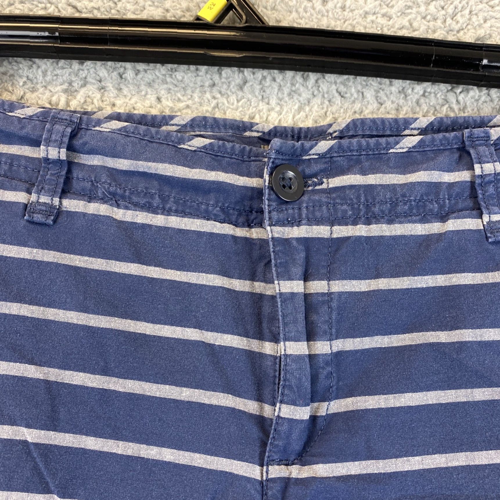 Eddie Bauer Eddie Bauer Ripstop Shorts Womens Size 8 Blue Stripes/ 53-43 Gray Chino Regular Size 8 Womens Blue Stripes Eddie Bauer Ripstop Shorts 53-43 Size 30" / US 8 / IT 44 - 3 Thumbnail