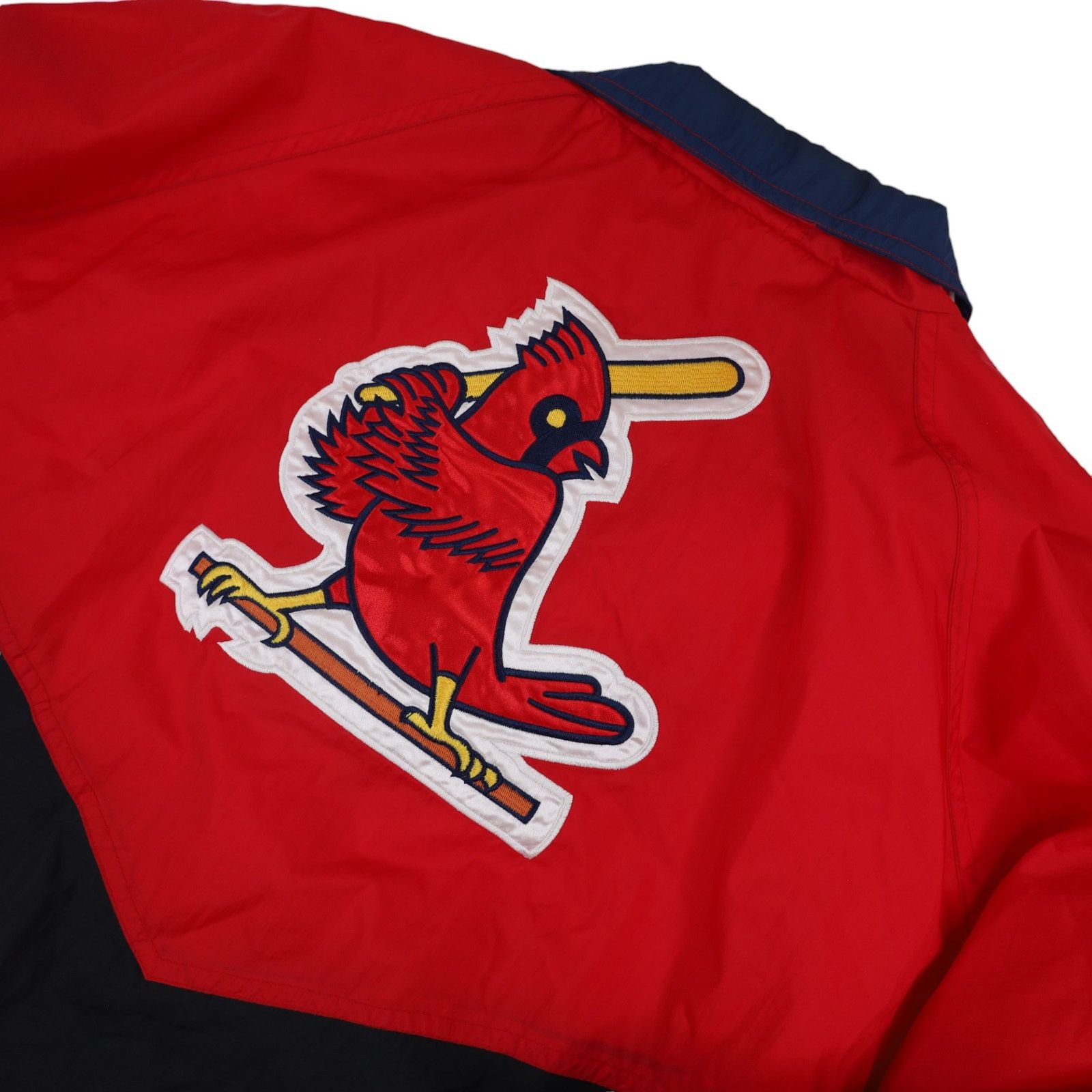 MLB × Starter × Vintage VTG Starter St. Louis Cardinals All Sewn Windbreaker Jacket Size US XXL / EU 58 / 5 - 9 Thumbnail
