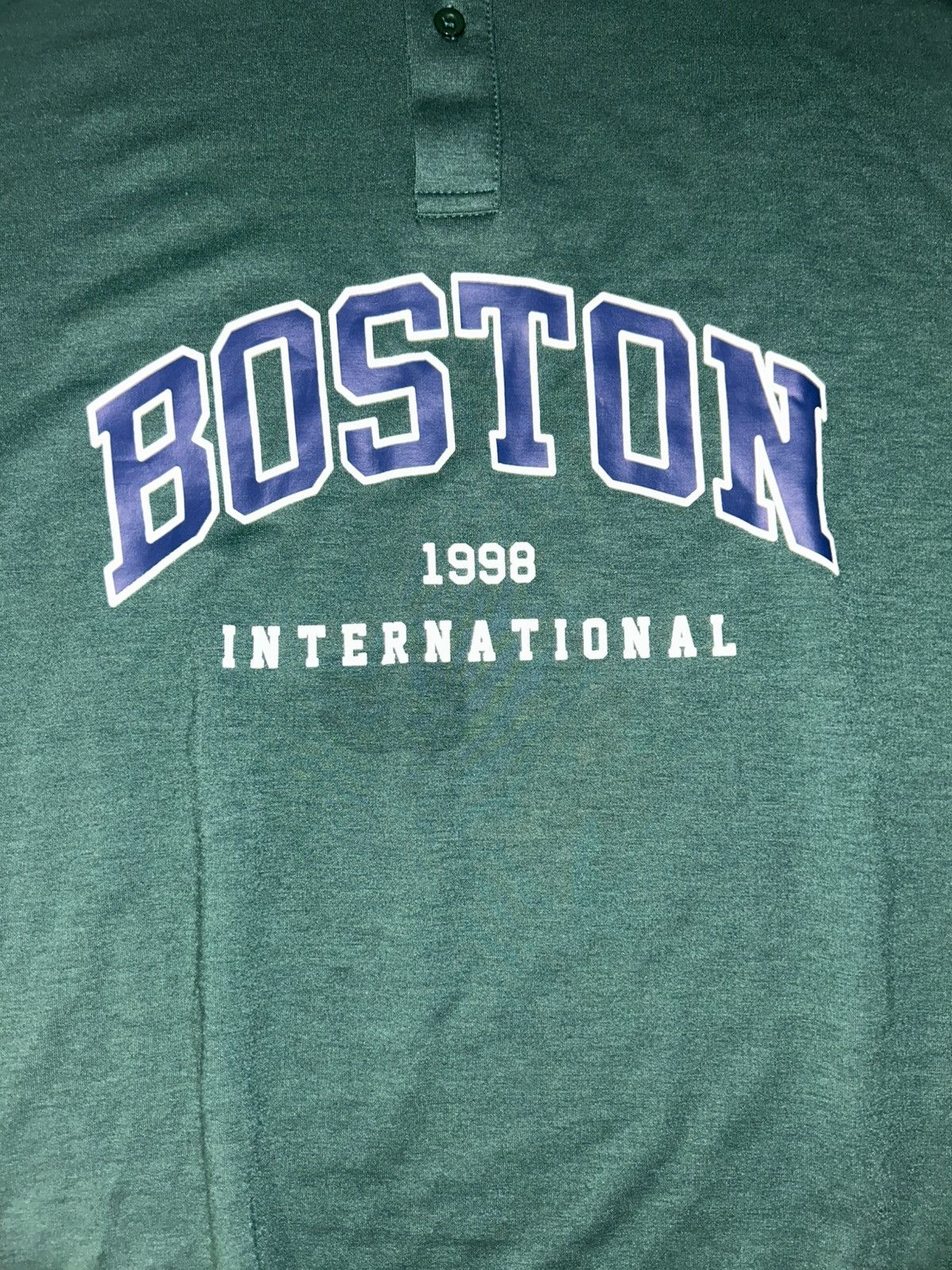 Shein Green Boston Shirt Size US L / EU 52-54 / 3 - 3 Thumbnail