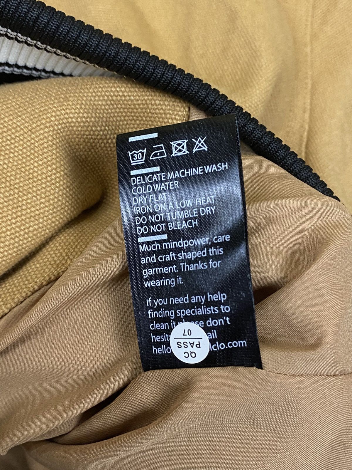 Percival Percival x Ilaria Canvas Varsity Bomber Jacket Size: XS Size US XS / EU 42 / 0 - 6 Thumbnail