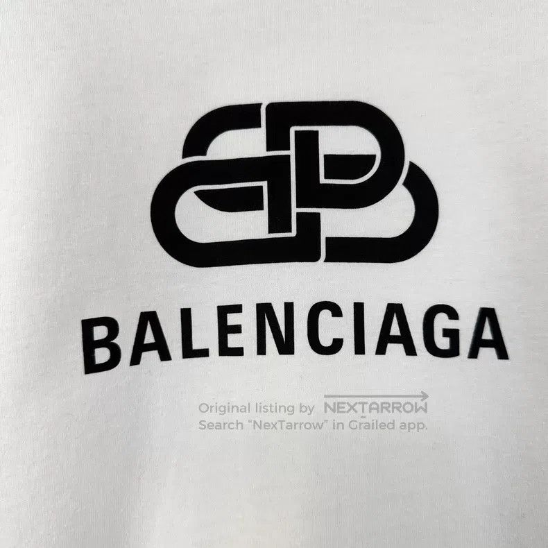 Balenciaga Balenciaga Classic Buckle Print Logo Short Sleeve T-Shirt Size US XS / EU 42 / 0 - 7 Thumbnail