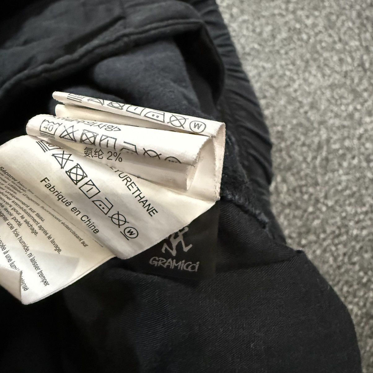 Gramicci Vintage Grammici Black Faded Distressed Pants Size US 31 - 9 Thumbnail