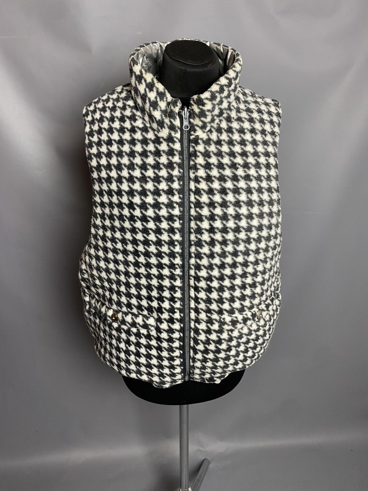 Goldwin Vtg Goldwin Womens Reversible Puffer Vest Ski Japan Sz IT 42 Size M / US 6-8 / IT 42-44 - 12 Thumbnail