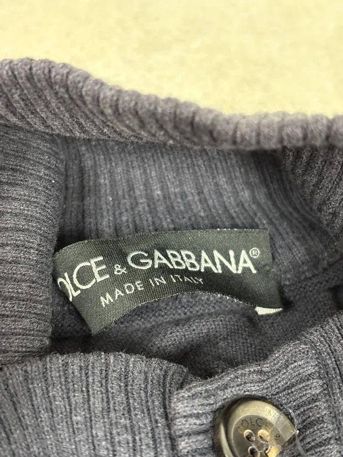 Dolce & Gabbana SS2003 Dolce & Gabbana Navy Buttoned Classy Sweater Size US S / EU 44-46 / 1 - 11 Thumbnail