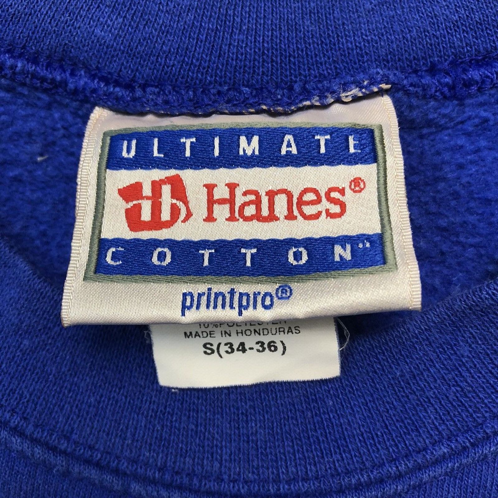 Hanes × Vintage Vintage Hanes Blank Sweatshirt 90s Ultimate Cotton Pullover Size US S / EU 44-46 / 1 - 3 Thumbnail